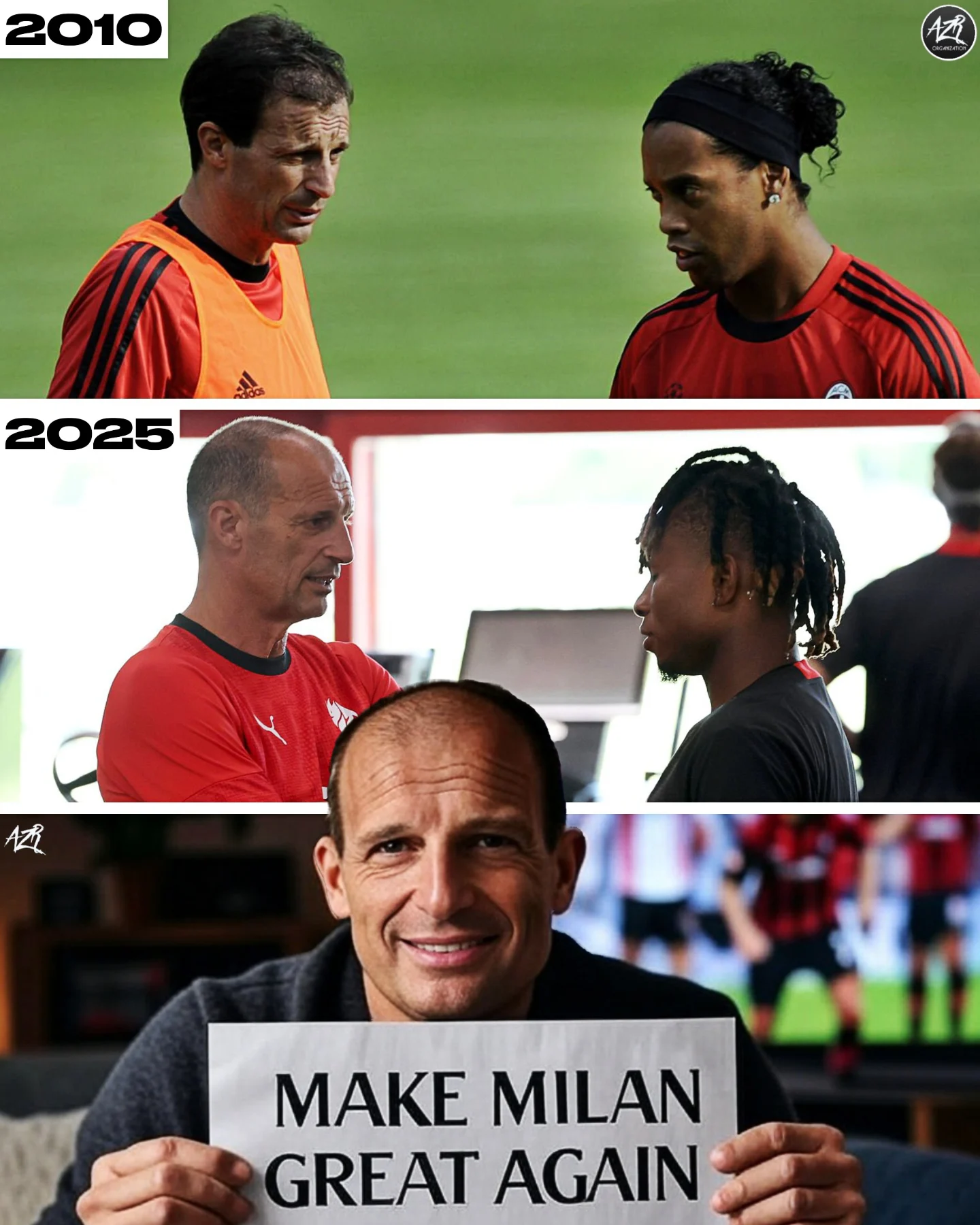 AZR - 🚨 Max Allegri is BACK at AC Milan after 11 years & He’s already ...