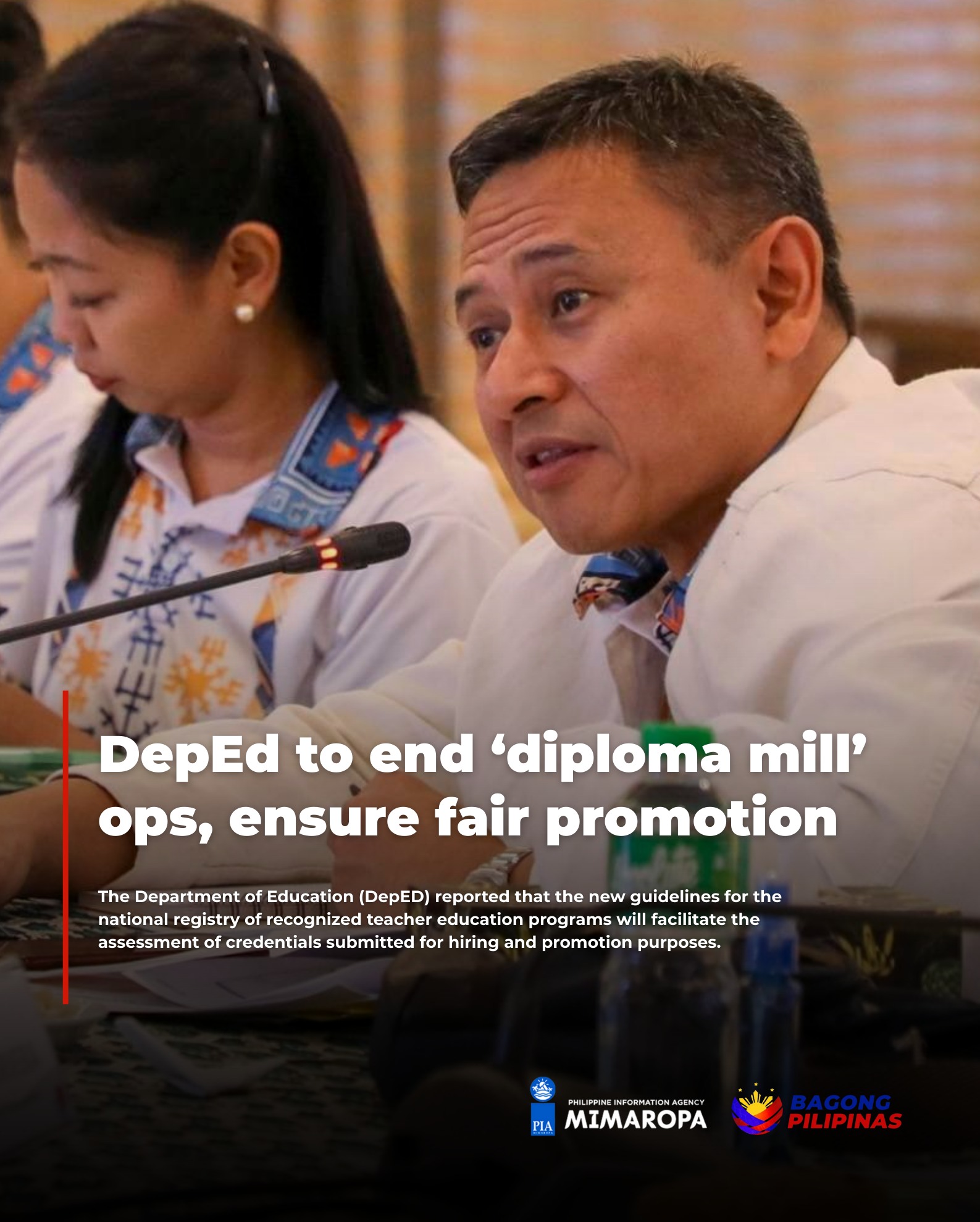 PIA MIMAROPA - The Department of Education (DepEd) has... | Facebook