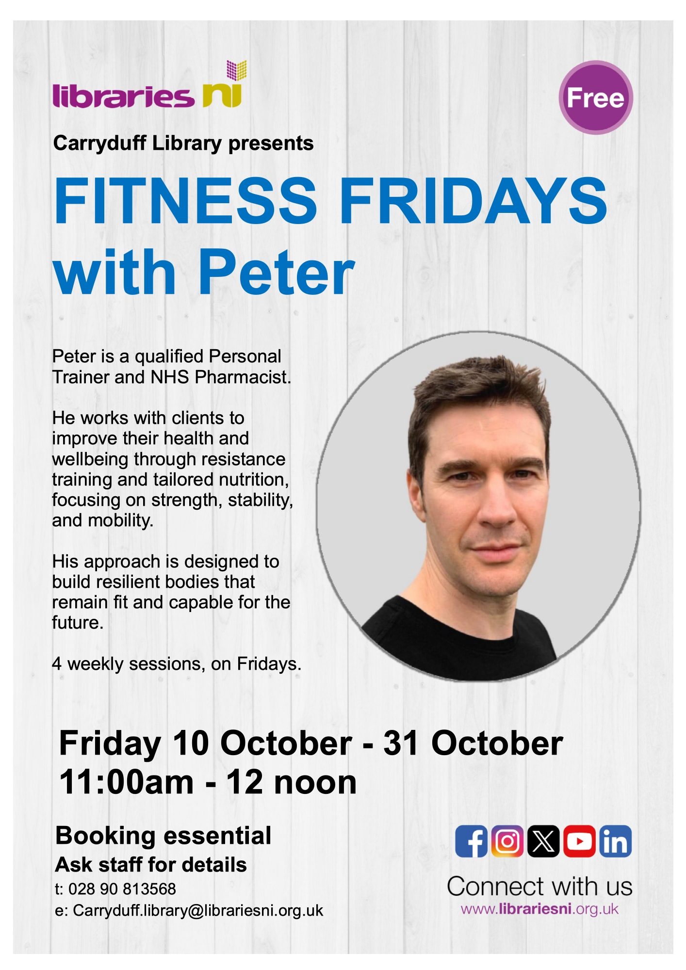 Libraries - Join Carryduff Library for 4 weeks of Fitness Fridays ...