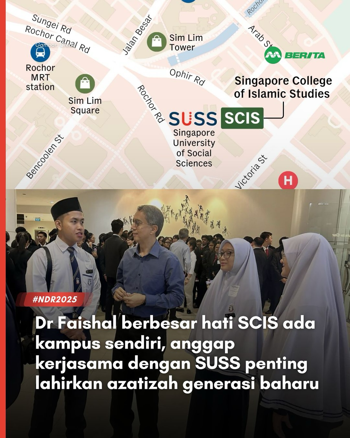 BERITAmediacorp - Pemangku Menteri Ehwal Masyarakat Islam... | Facebook