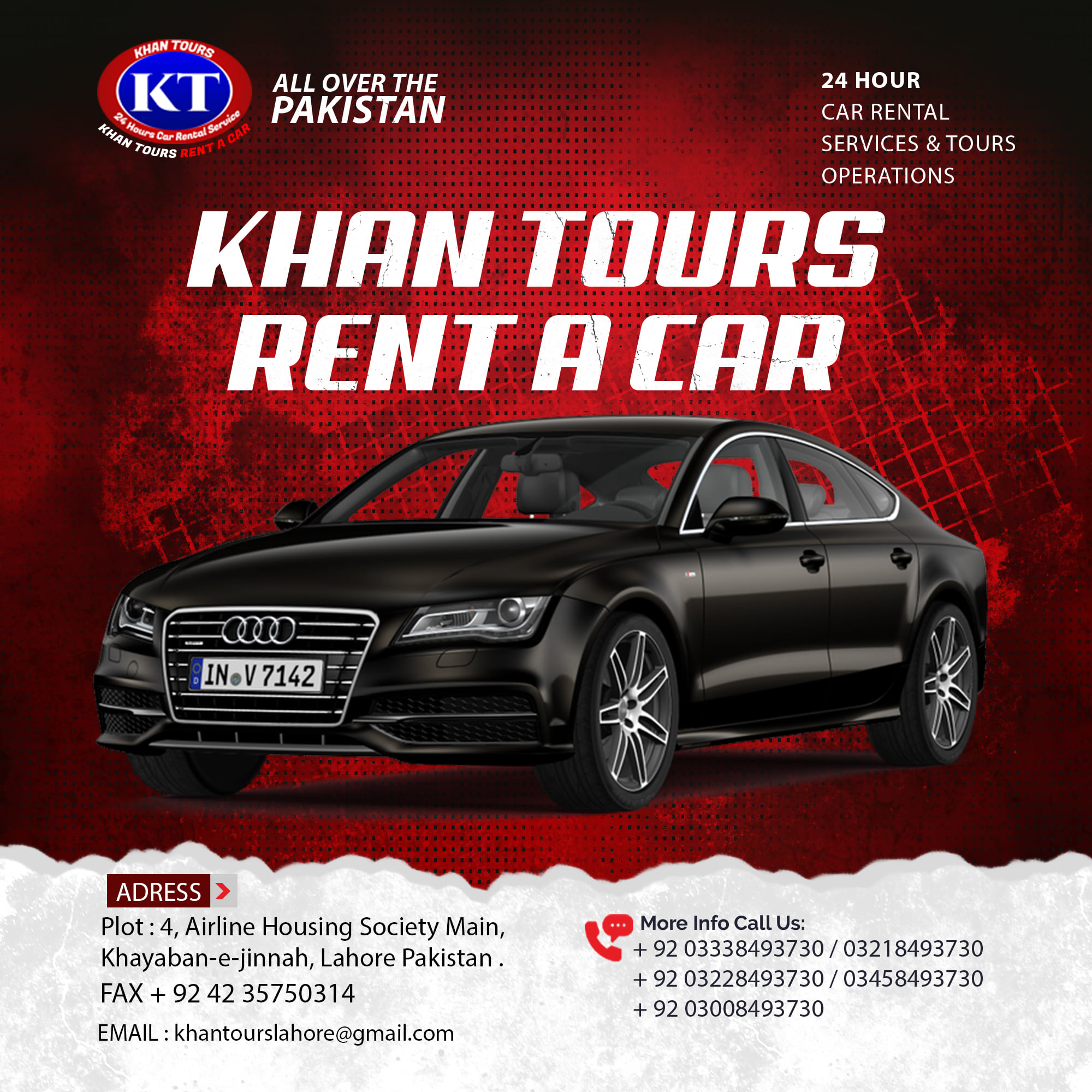 KHAN TOURS & Rent-A-Car | Lahore