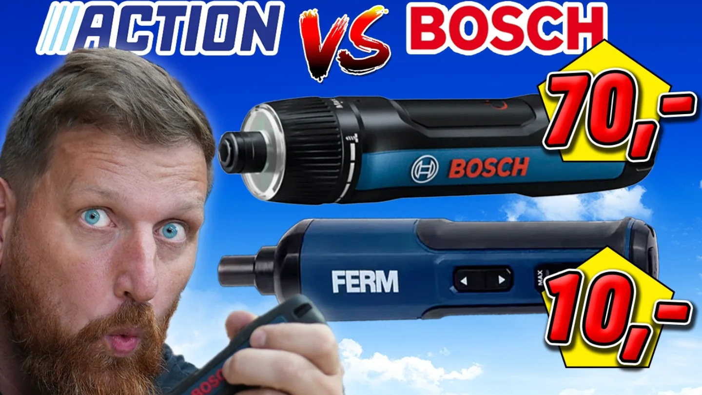 🎥 ACTION statt BOSCH? Was kann der Akku-Stabschrauber für 10,-€ im Vergleich zum 70,- BOSCH? Antwort gibt's in unseren Werkzeug News auf www.youtube.com/Bauforum24 @andrebrockschmidt #andrebrocksch