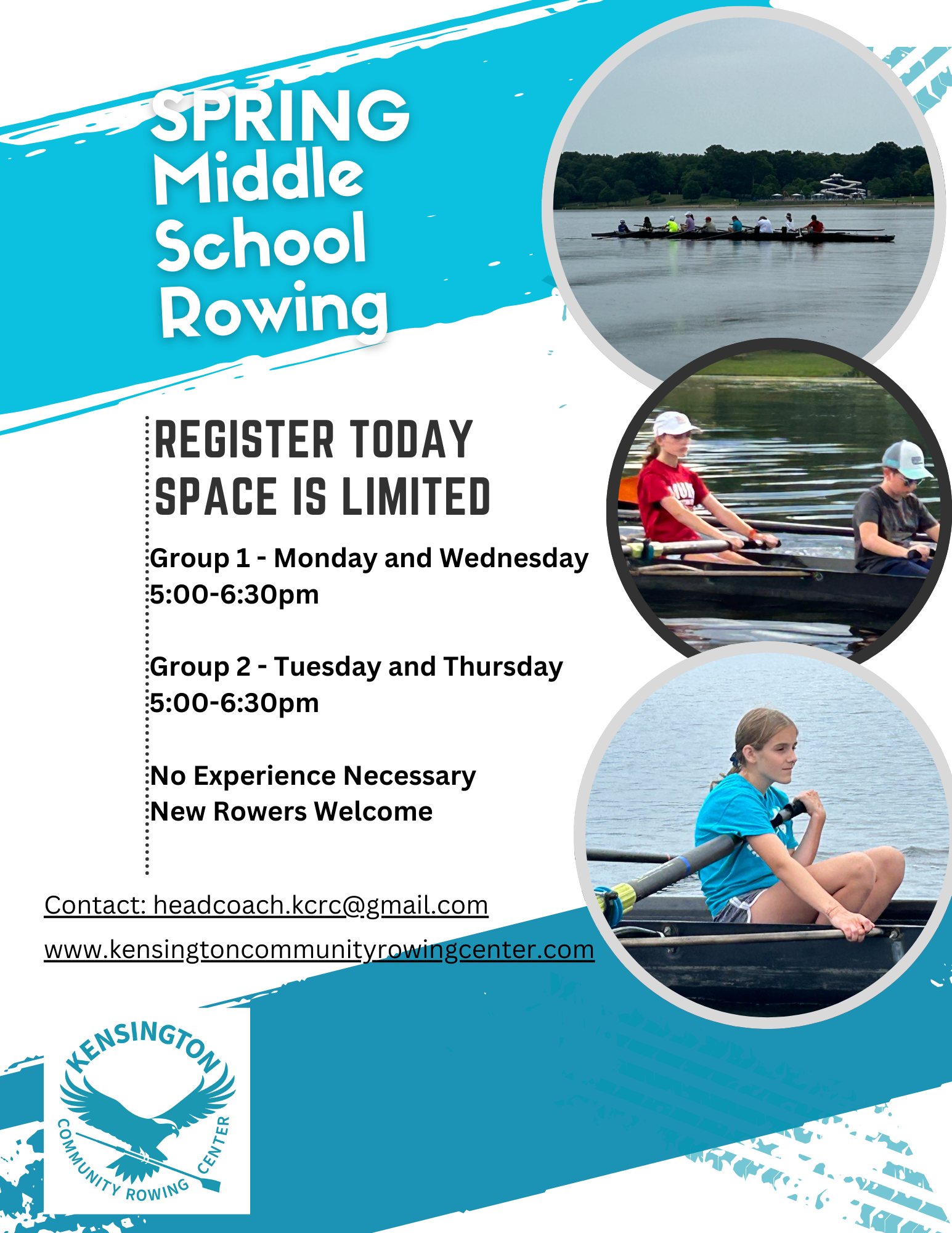 Huron - Middle School Rowing is now available with the Kensington ...