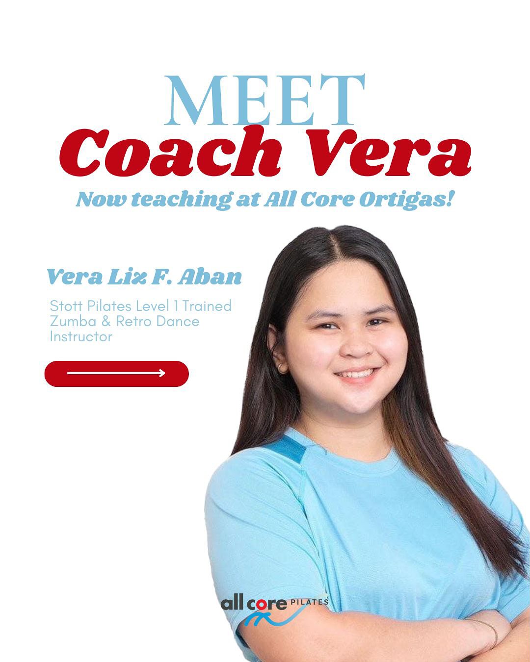 Meet Coach Vera , the newest addition... - All Core Pilates | Facebook