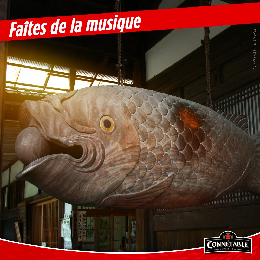 Mokugyo (Poisson En Bois Zen) - Tambour De Méditation En Bois De Camphre 12cm Pour Temples, Rituels Et Relaxation