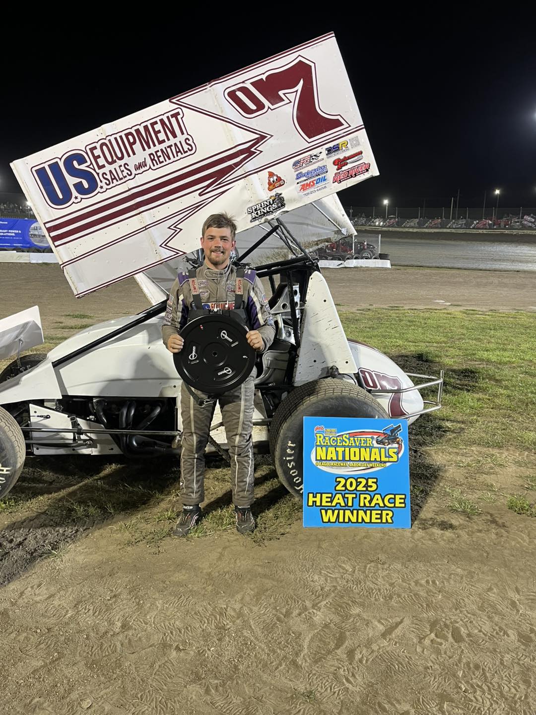 Owen Carlson Racing - P7 last night at Crawford County Speedway Denison ...