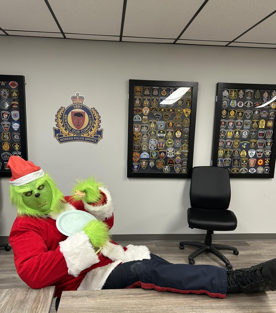 Morden - The Grinch learned that “code green” does not mean snack break ...