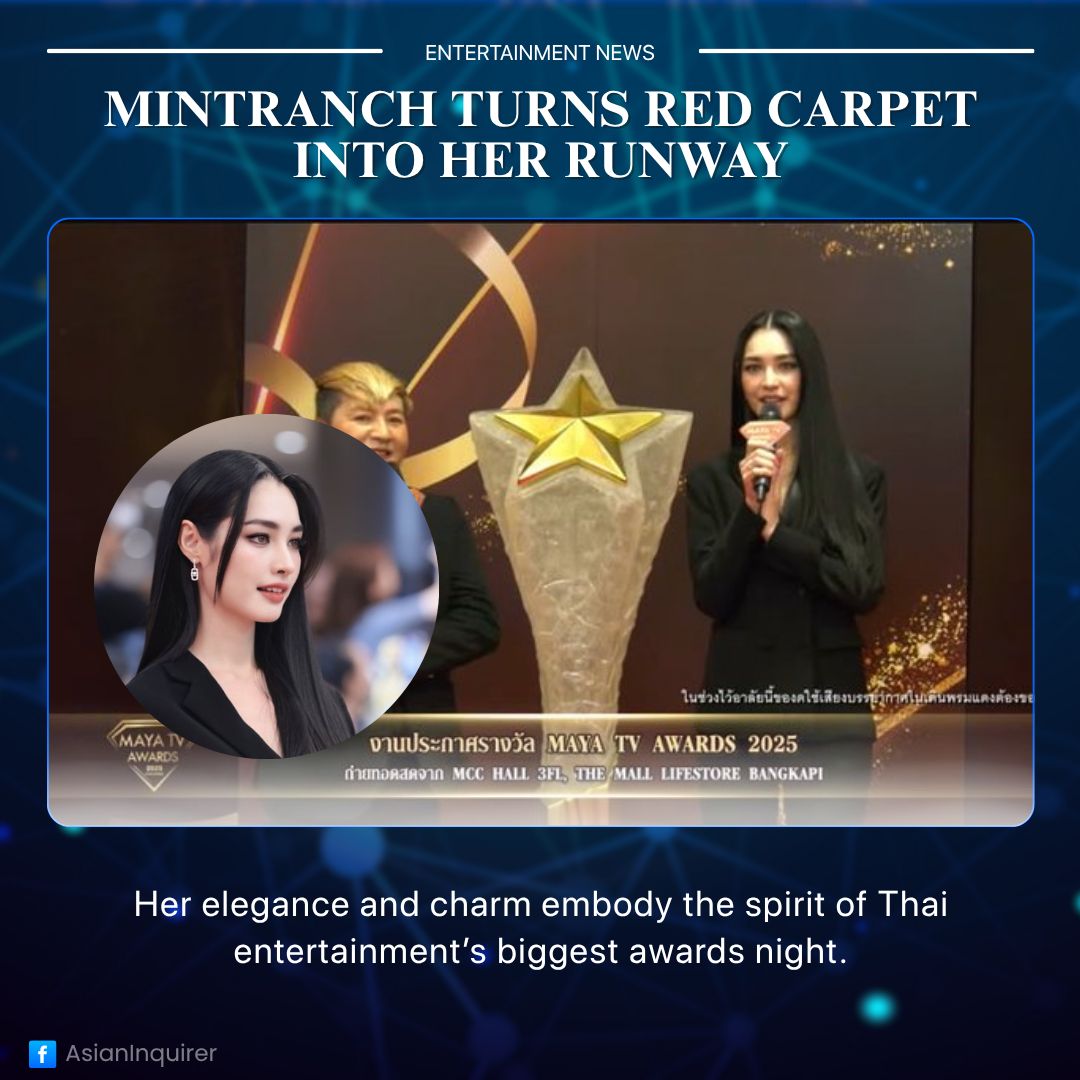 Asian - THAI ACTRESS MINTRANCH STUNS AT MAYA TV AWARDS 2025 Thai ...