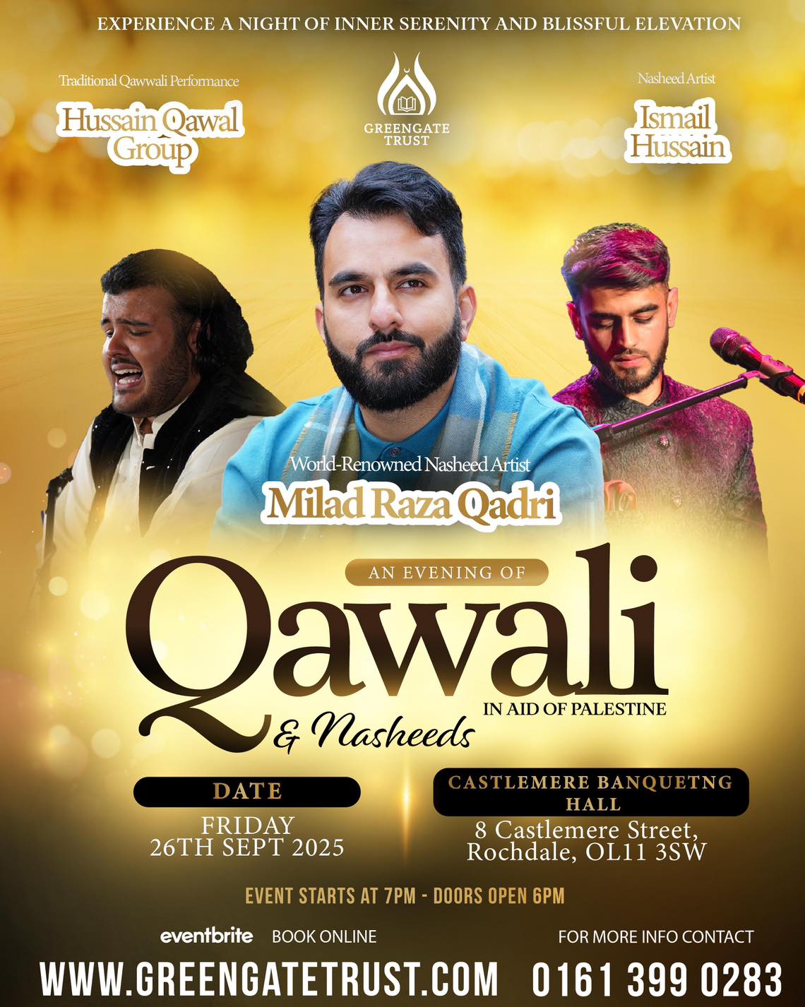 Greengate Trust - 🔥 An Evening of Qawali & Nasheeds! 🔥... | Facebook