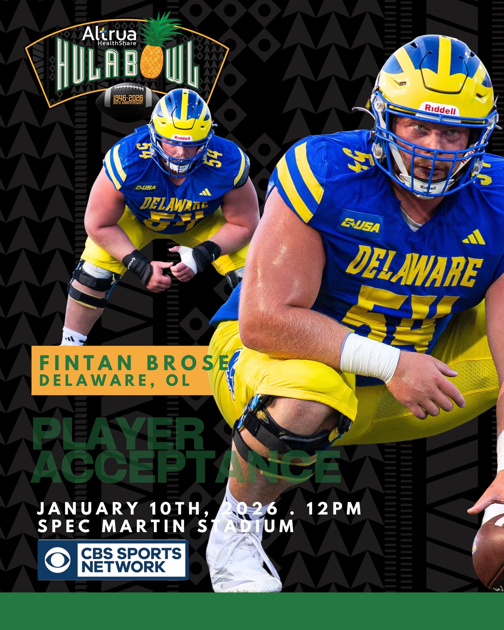 Hula - Next stop: Hula Bowl!!! @brose_fintan has officially accepted ...
