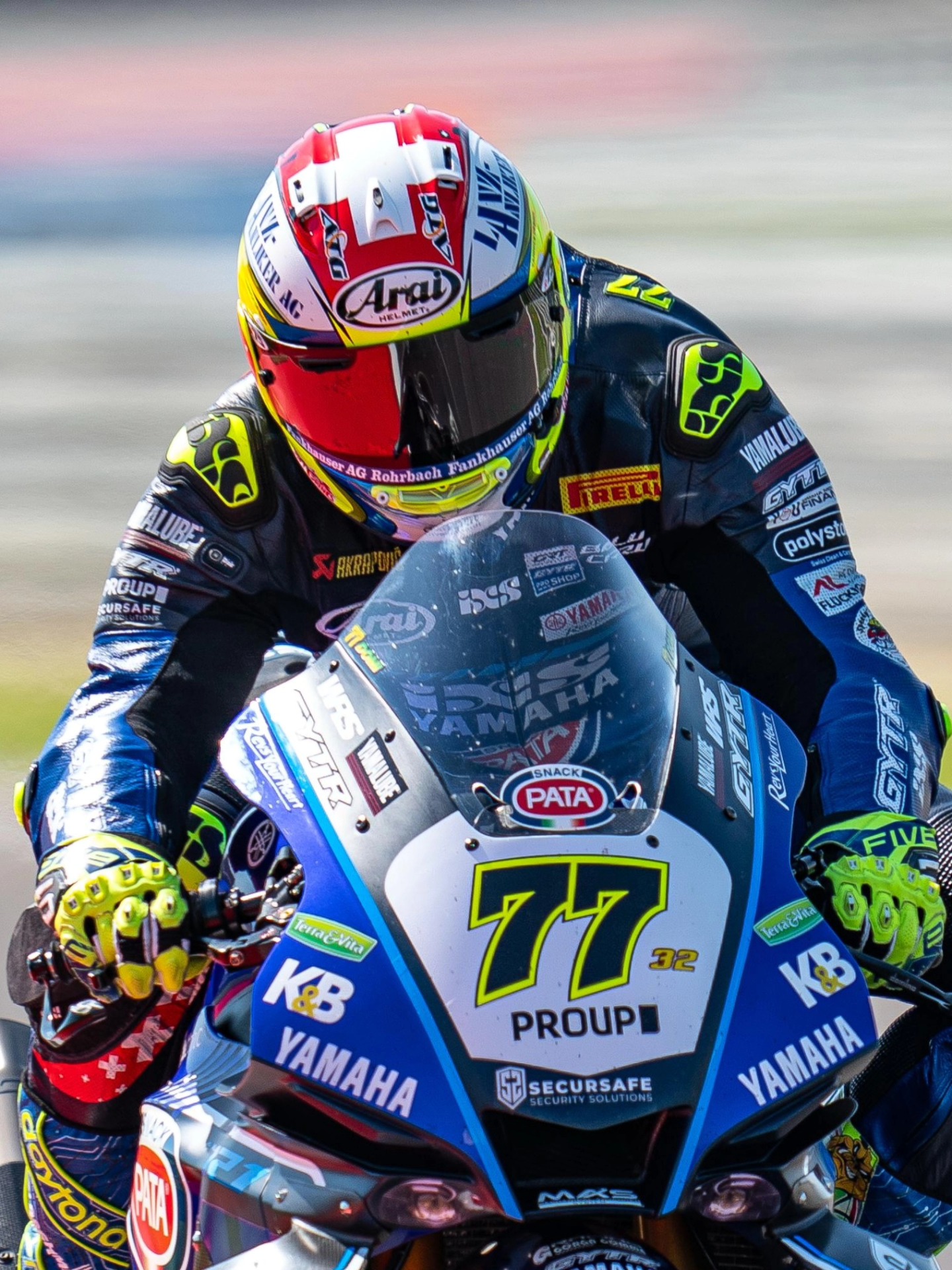 Heading into the weekend like Arai rider Domi Aegerter with the RX