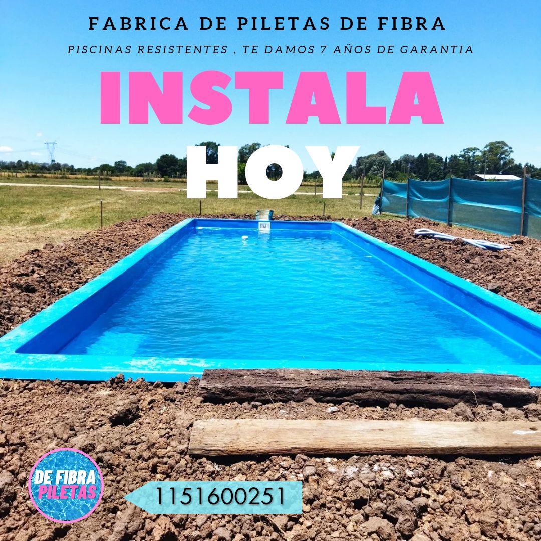 De Fibra Piletas | General Rodríguez