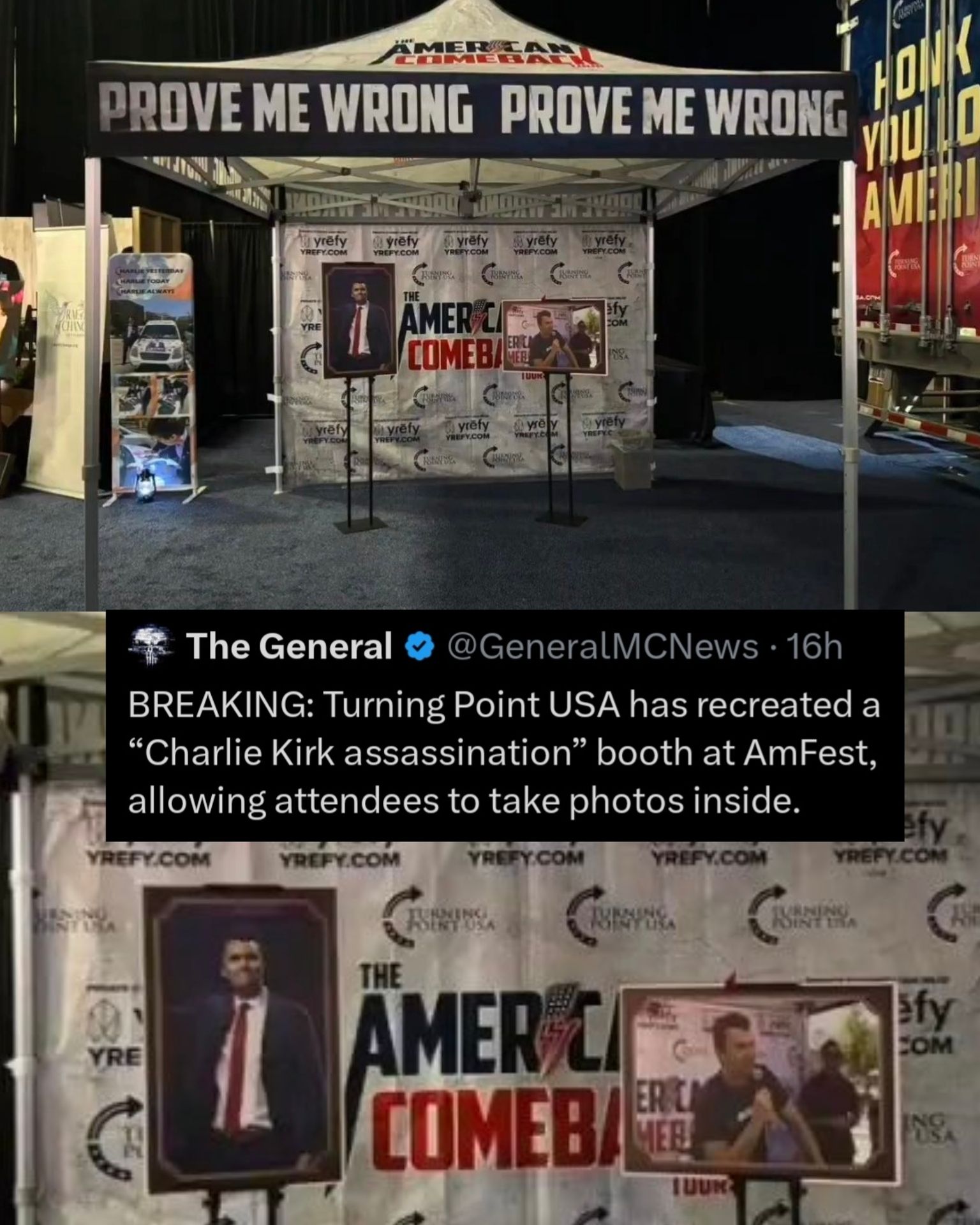Not sure if the description by The General is accurate or framed 