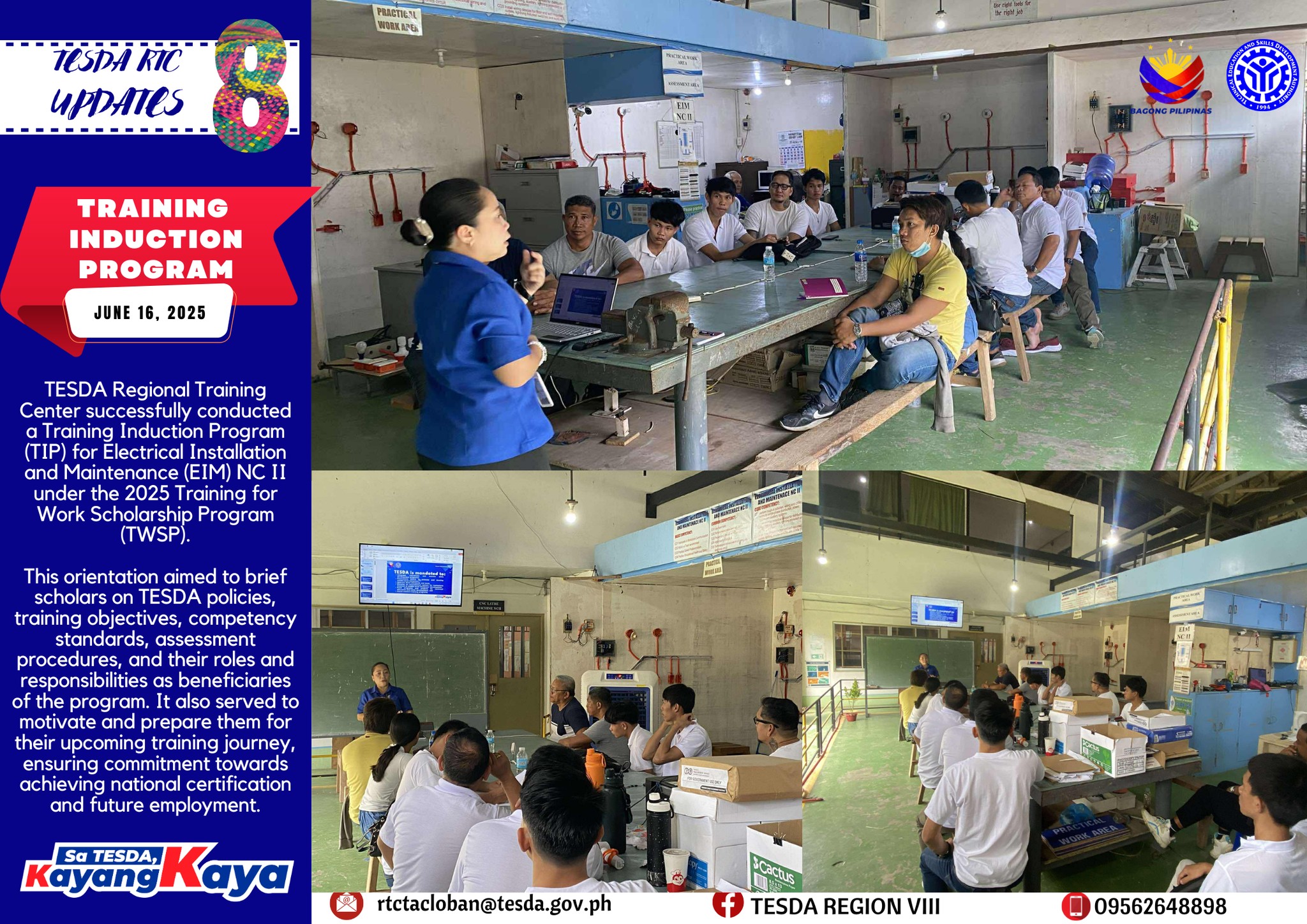 TESDA - June 16, 2025 - TESDA Regional Training Center-Tacloban ...
