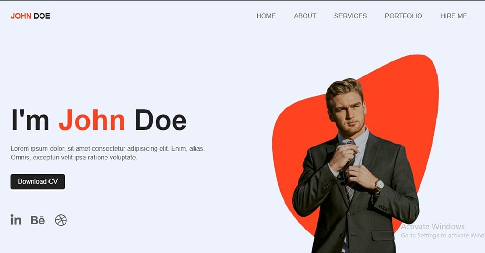 Coders Support - Beautiful portfolio design using HTML and...