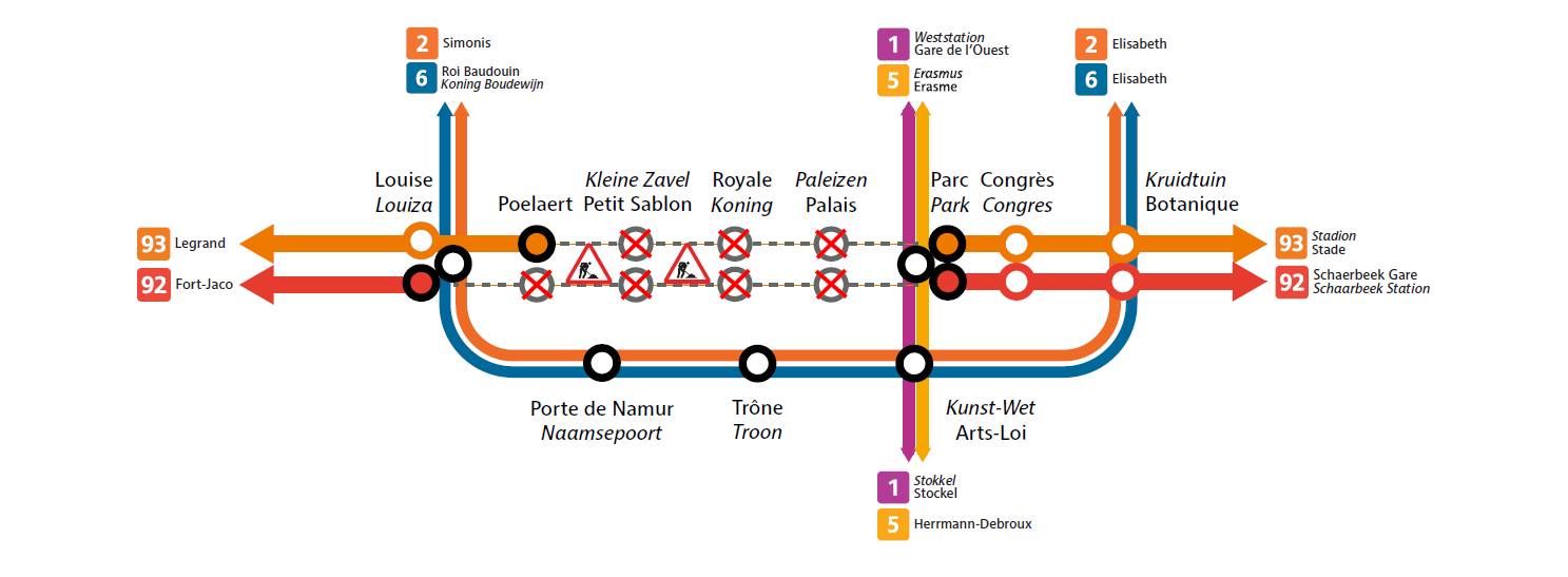 MIVB - Trams 92 en 93 rijden vanaf maandag opnieuw tot aan... | Facebook