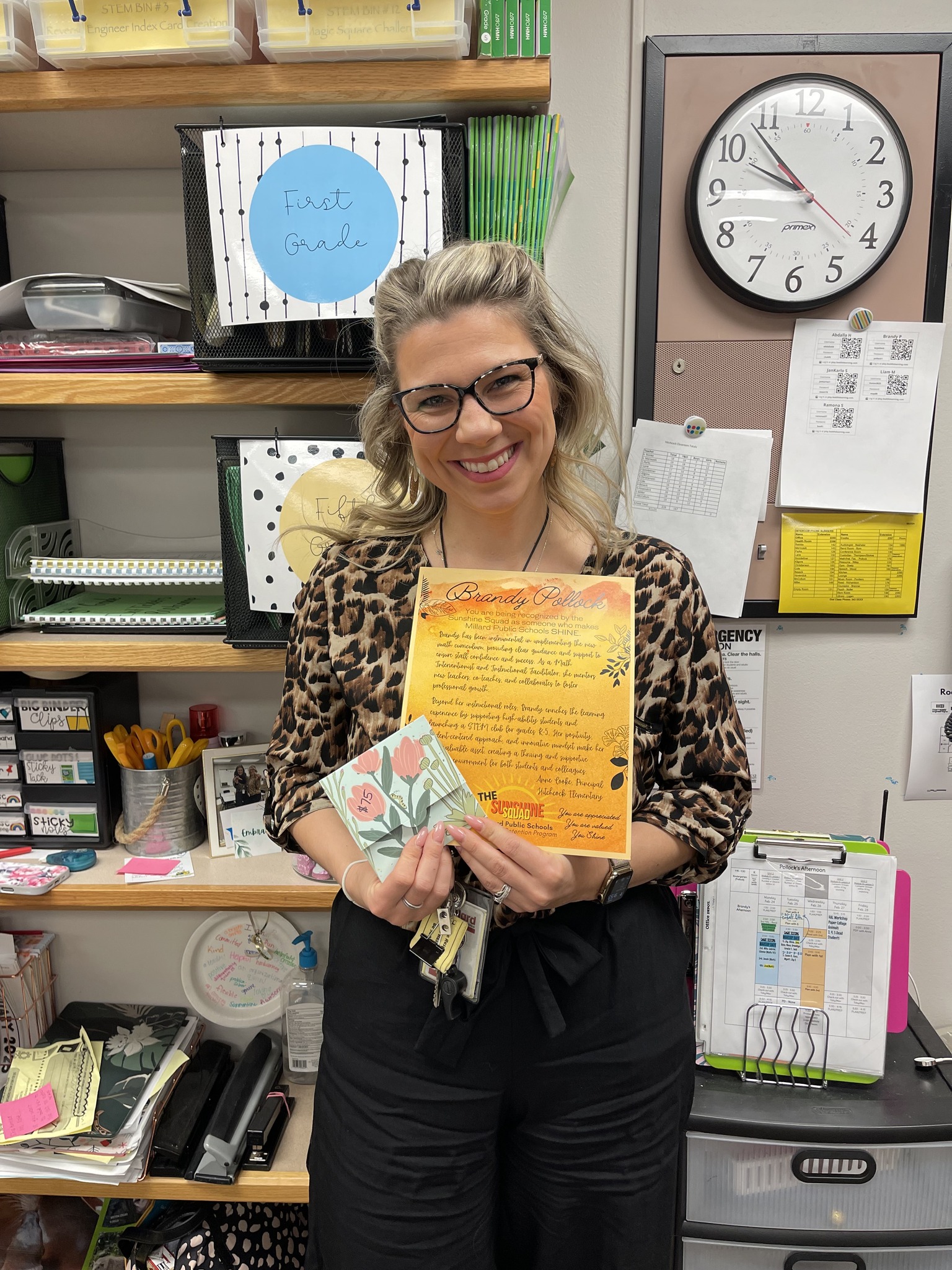 Our very own Mrs. Pollock... - Hitchcock Elementary School