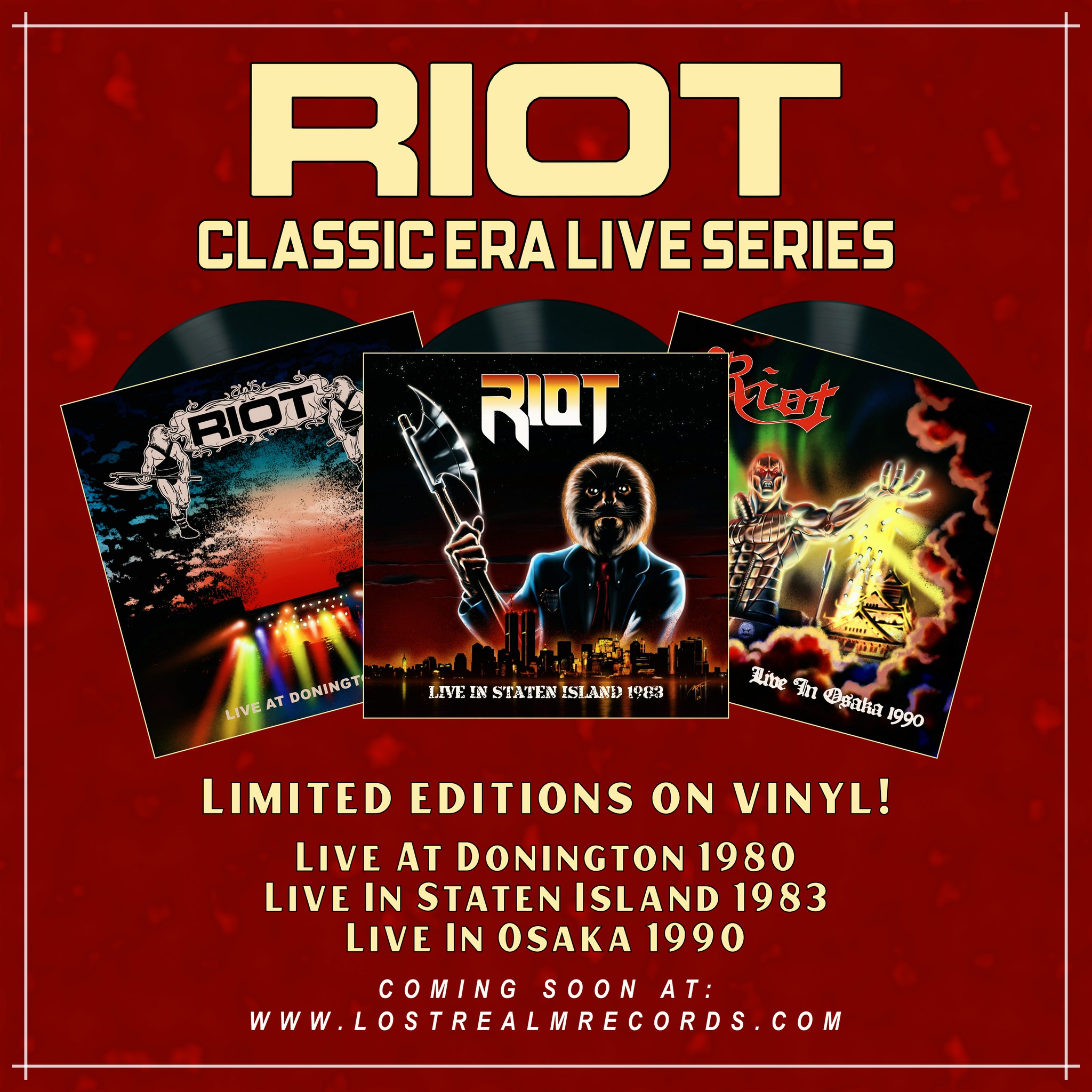 RIOT's first appearance in Japan after five previously released