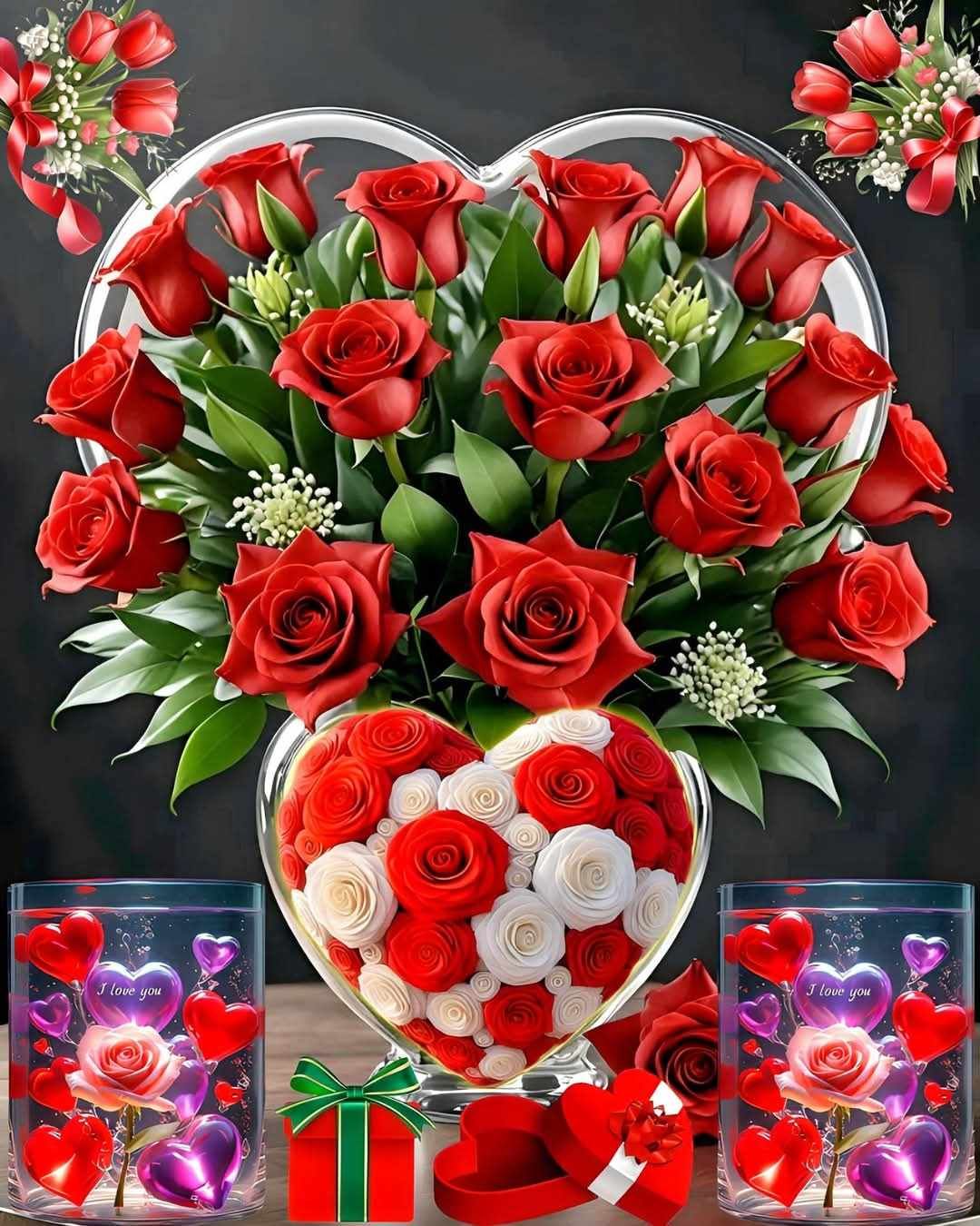 Beautiful flowers 🌹🌹with LOvE ️ ️ ️ | °•𑁍.ೖ፝͡ 🌿🌹 ፝͡ ೖ•𑁍🌹🌿𑁍.ೖ፝͡ | Facebook