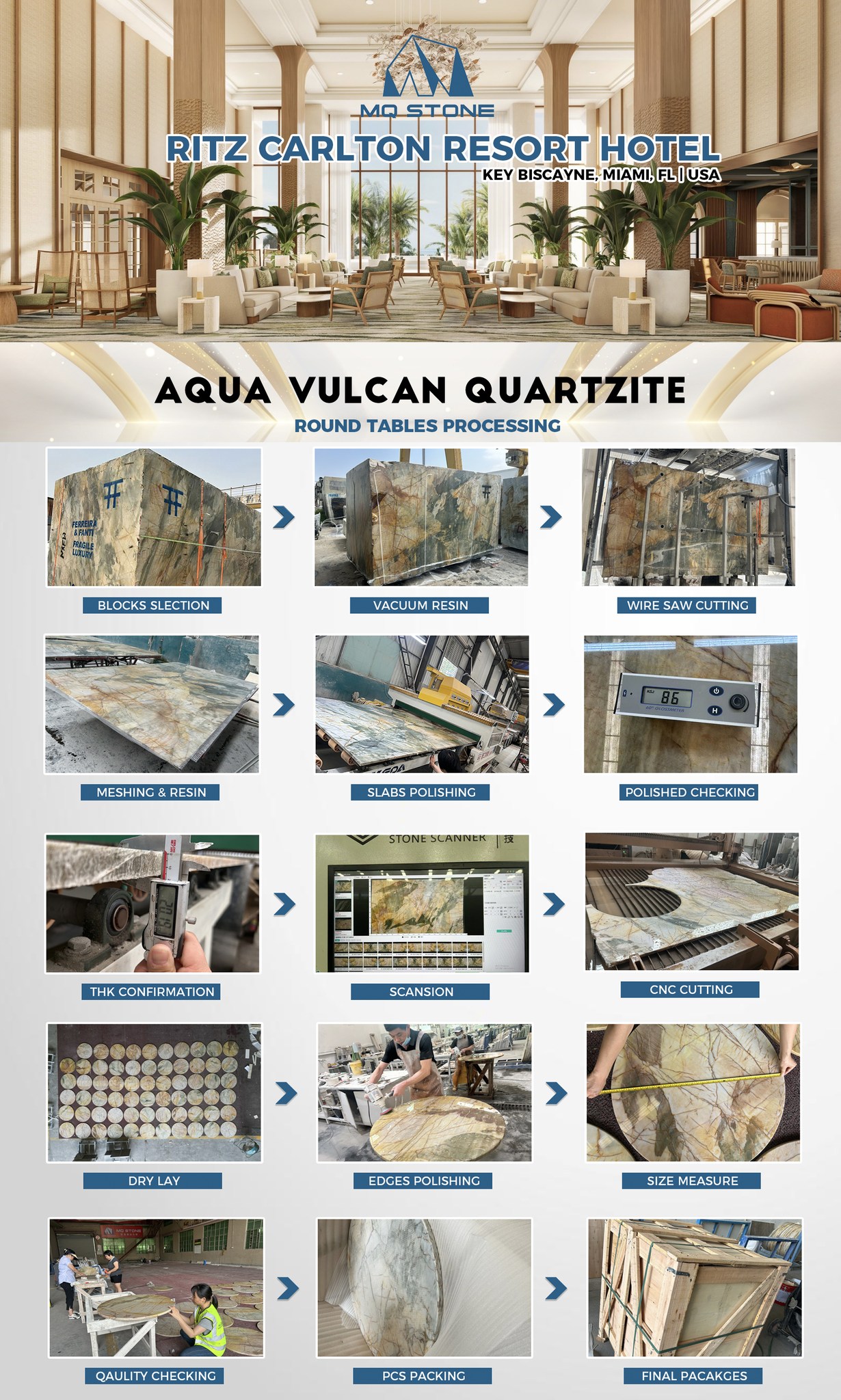 Masonry - How Professional MQ STONE Offers Luxury Quartzite Round ...
