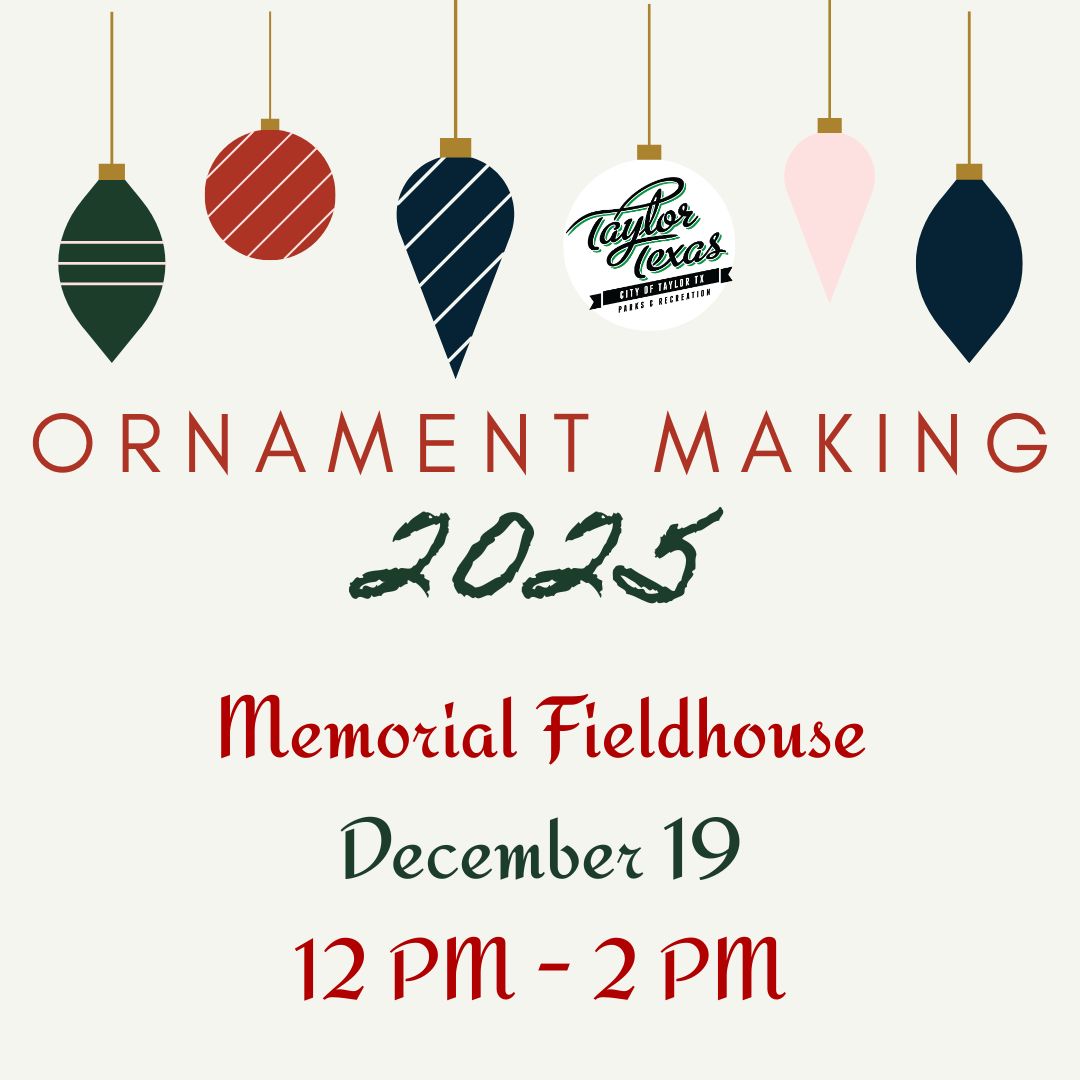 Join us for a... - Taylor, Texas - Municipal Government | Facebook