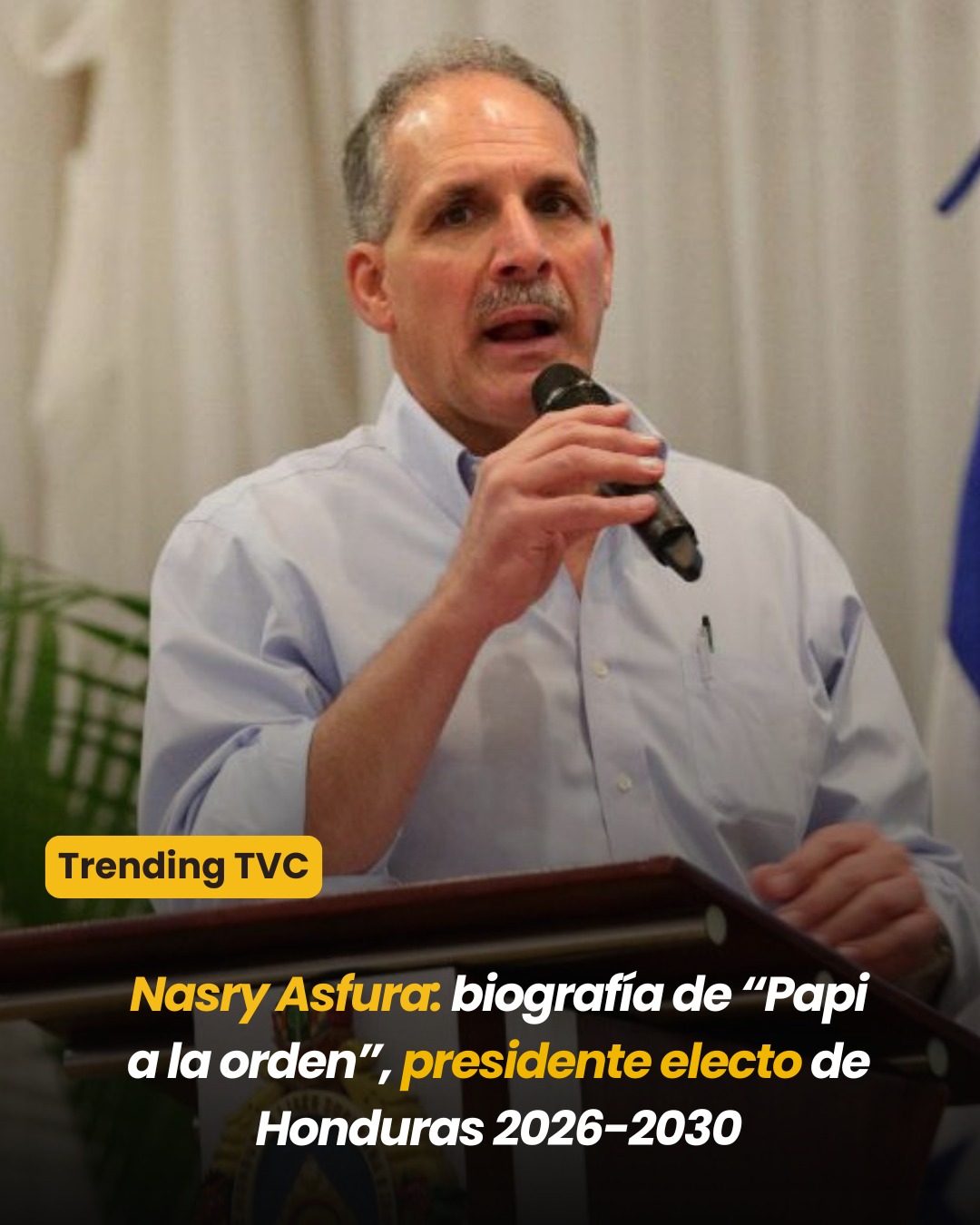 Televicentro - 🟡Conoce quién es Nasry Asfura, presidente electo según ...