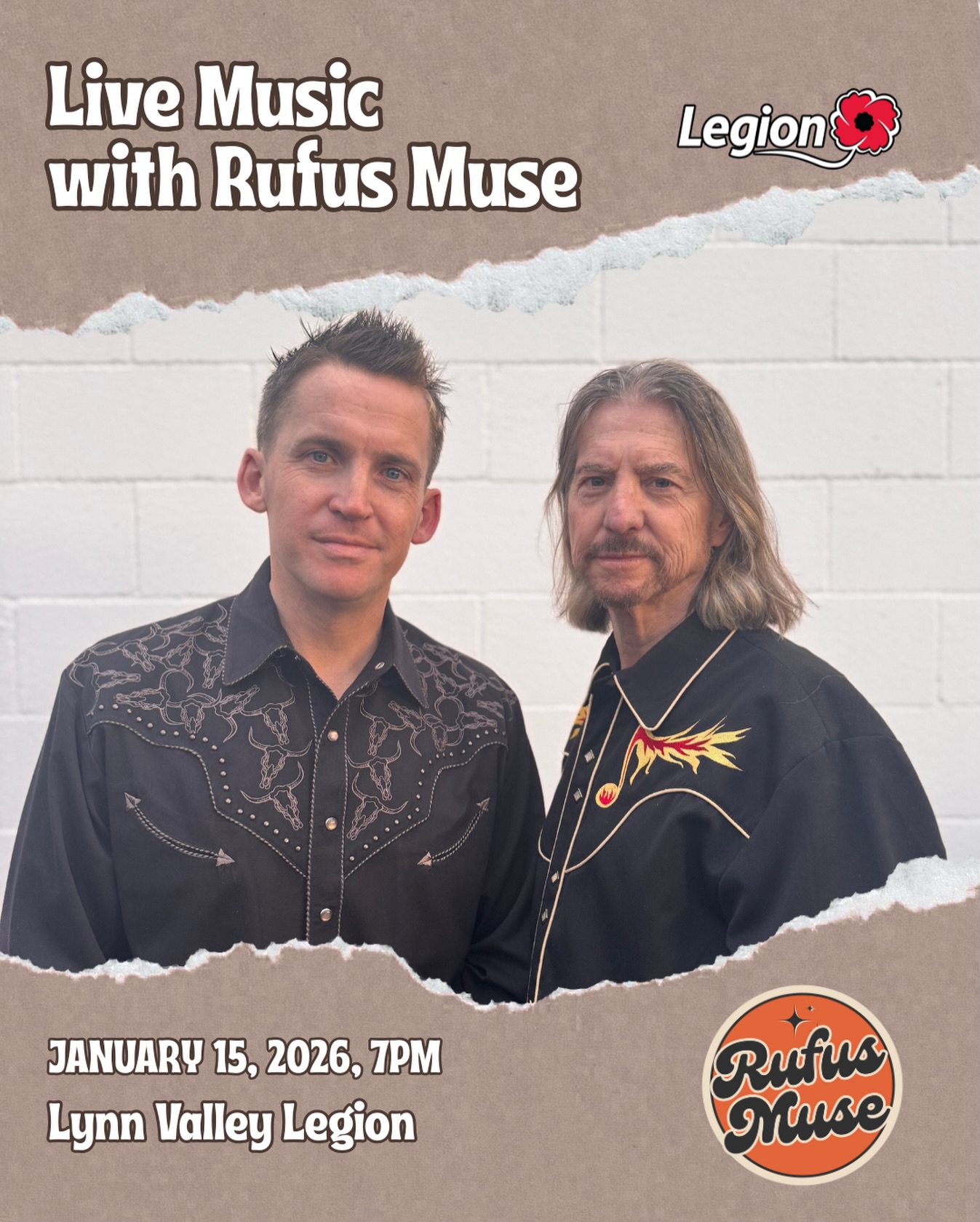 Lynn - Good evening, Lynn Valley ☀️ We’re excited to welcome Rufus Muse ...