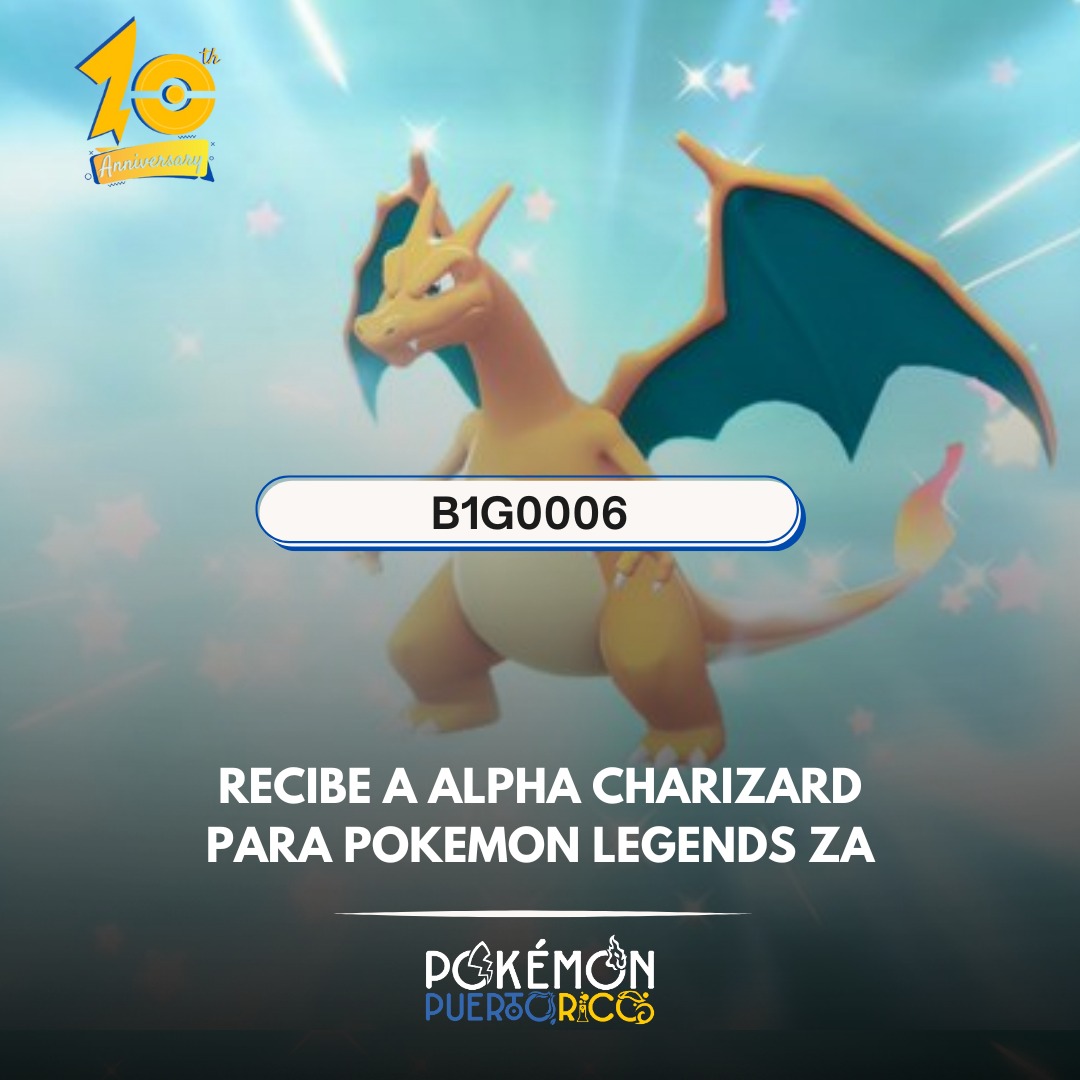 RECIBE ALPHA CHARIZARD VIA REGALO... - Pokémon Puerto Rico | Facebook