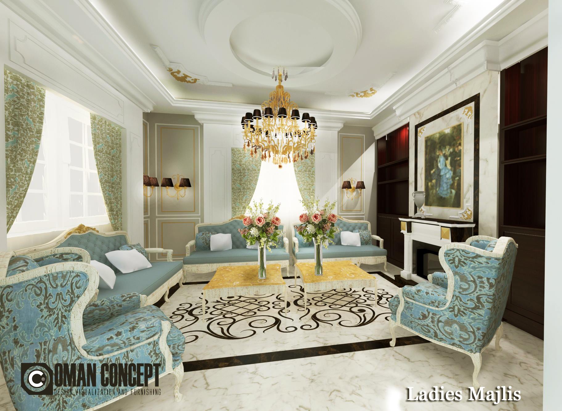Oman Concept, Design visualization furnishing and