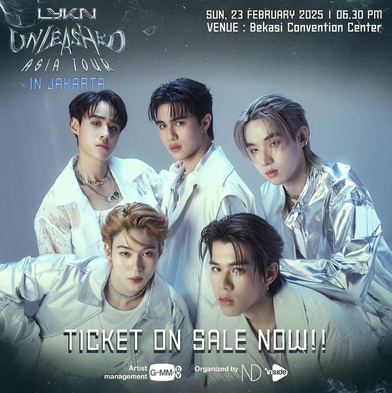 LYKN UNLEASHED ASIA TOUR IN JAKARTA Ticket On Sale Now