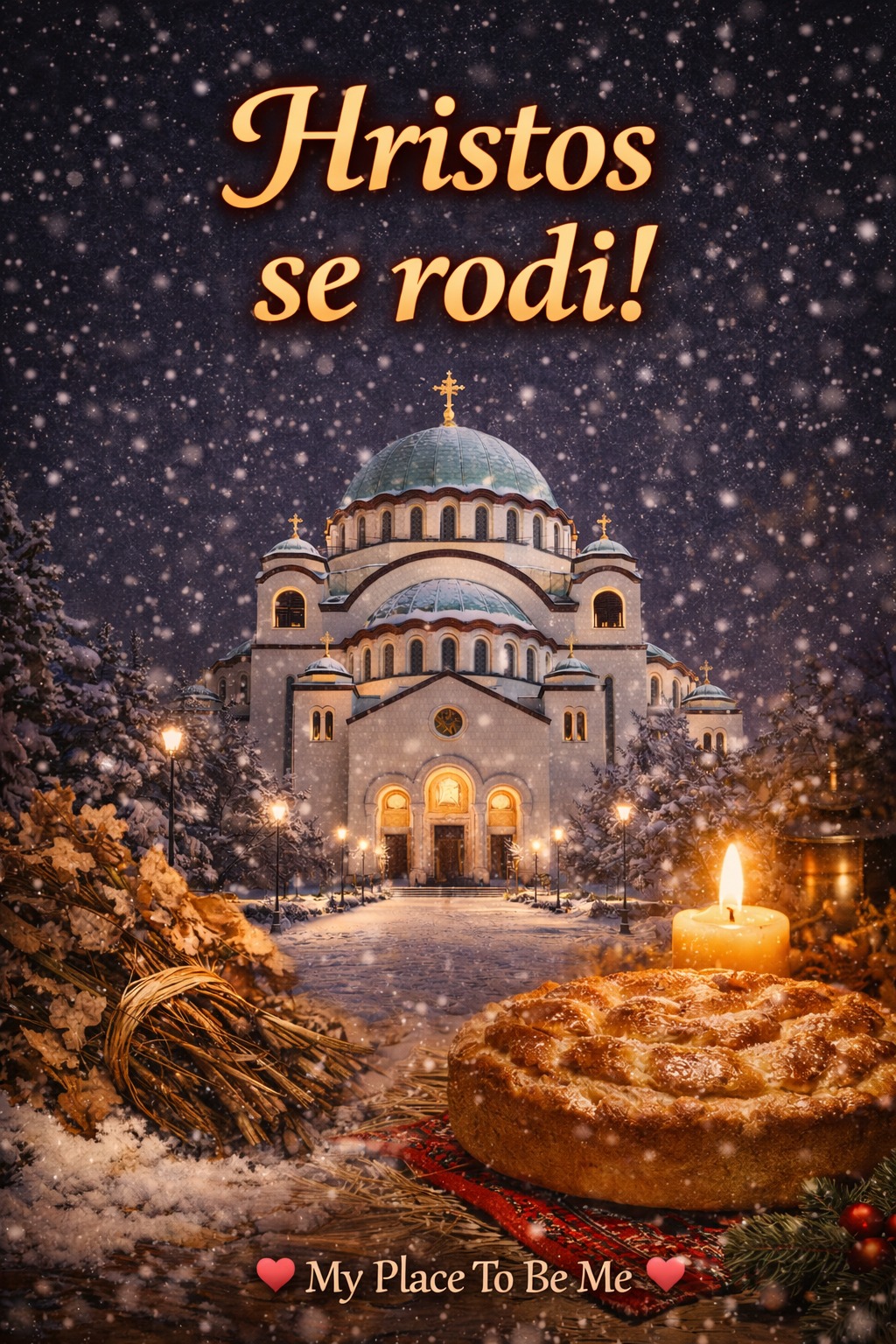My - Hristos se rodi! Neka svetlost Božića obasja vaš dom, donese mir ...