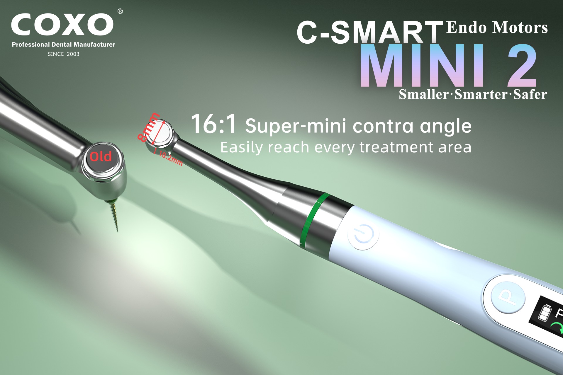 Moteur Endodontie COXO C SMART I PRO Avec Pièce à Main 16:1 - Neuf Pour Dentisterie