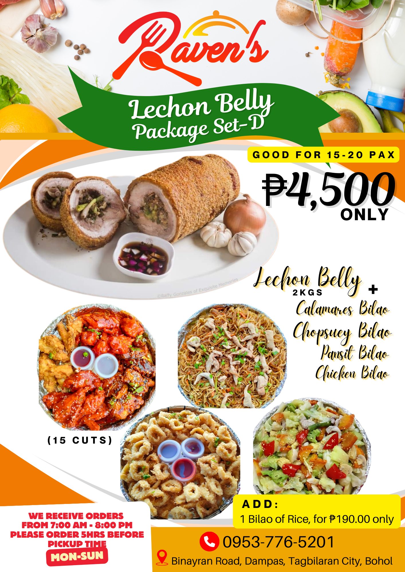 Raven's - – For Lechon Belly Package orders: We accept rush orders at ...