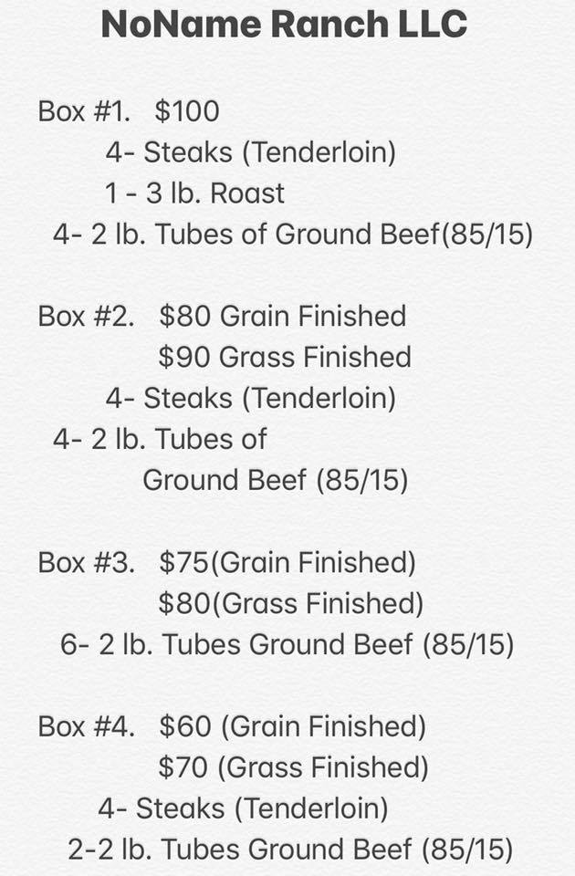 NoName Ranch Beef | Wynnewood OK