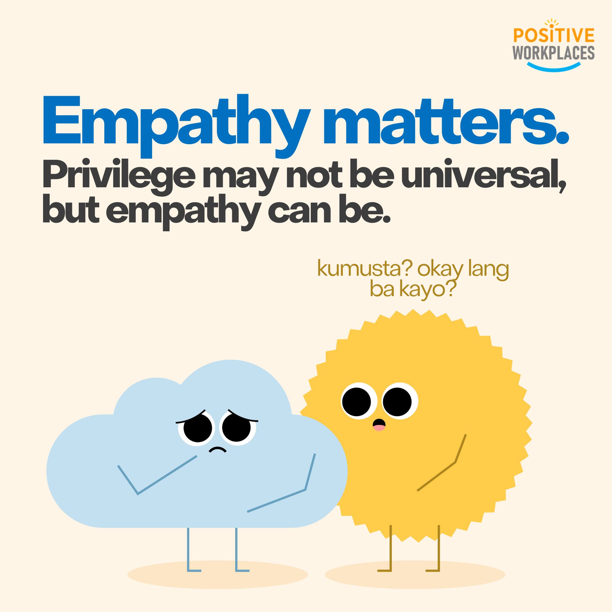 Positive - Just because you’re okay… doesn’t mean everyone is. 😔 Right ...