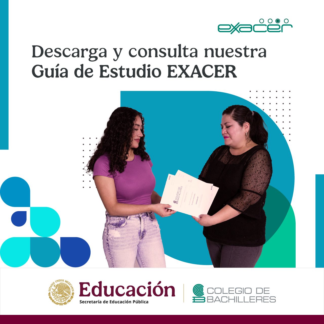 Colegio - Descarga nuestra Guía de Estudio EXACER, en donde podrás ...