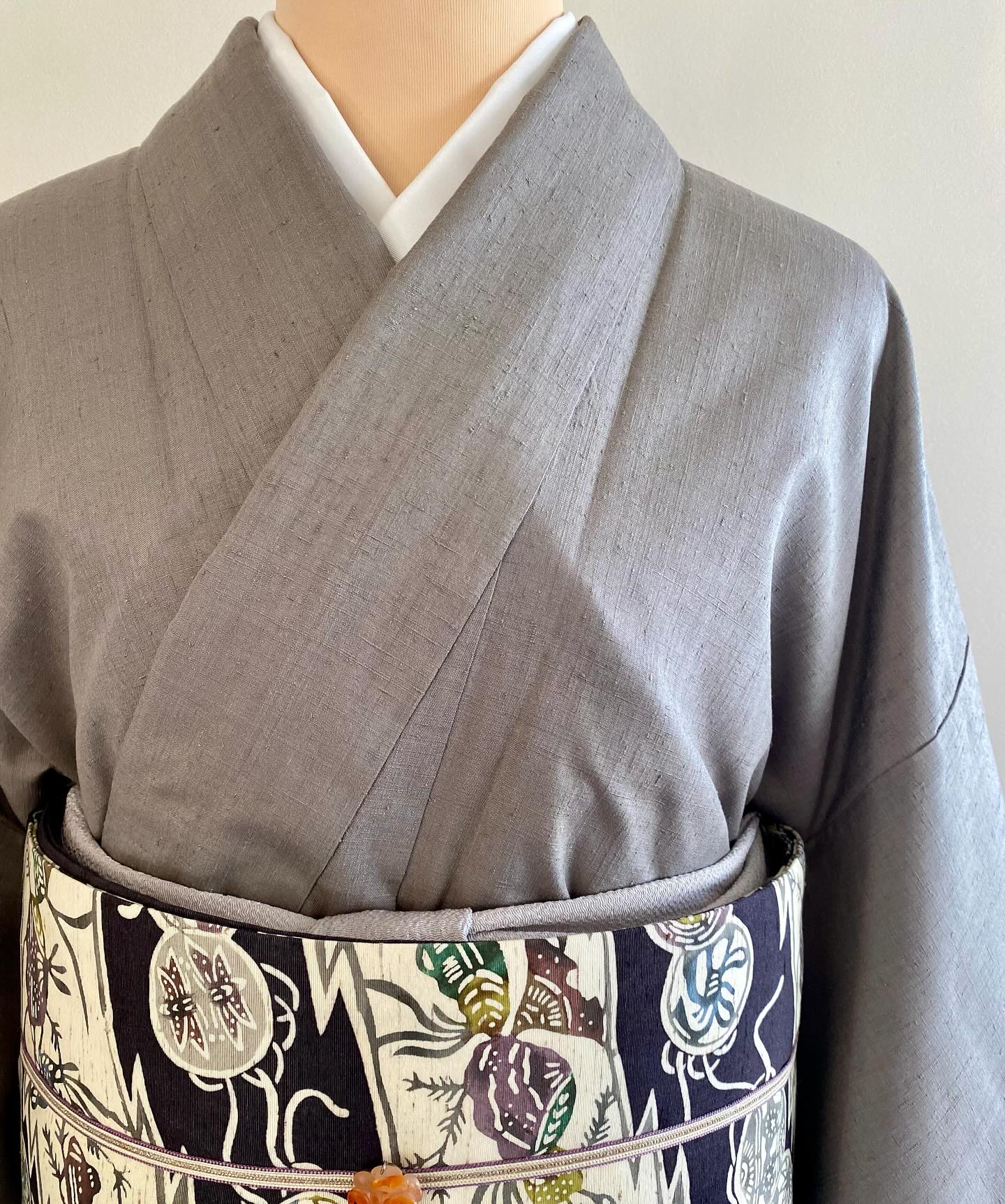 染司よしおか】吉岡幸雄 塩瀬 丸紋手描き名古屋帯 煩い