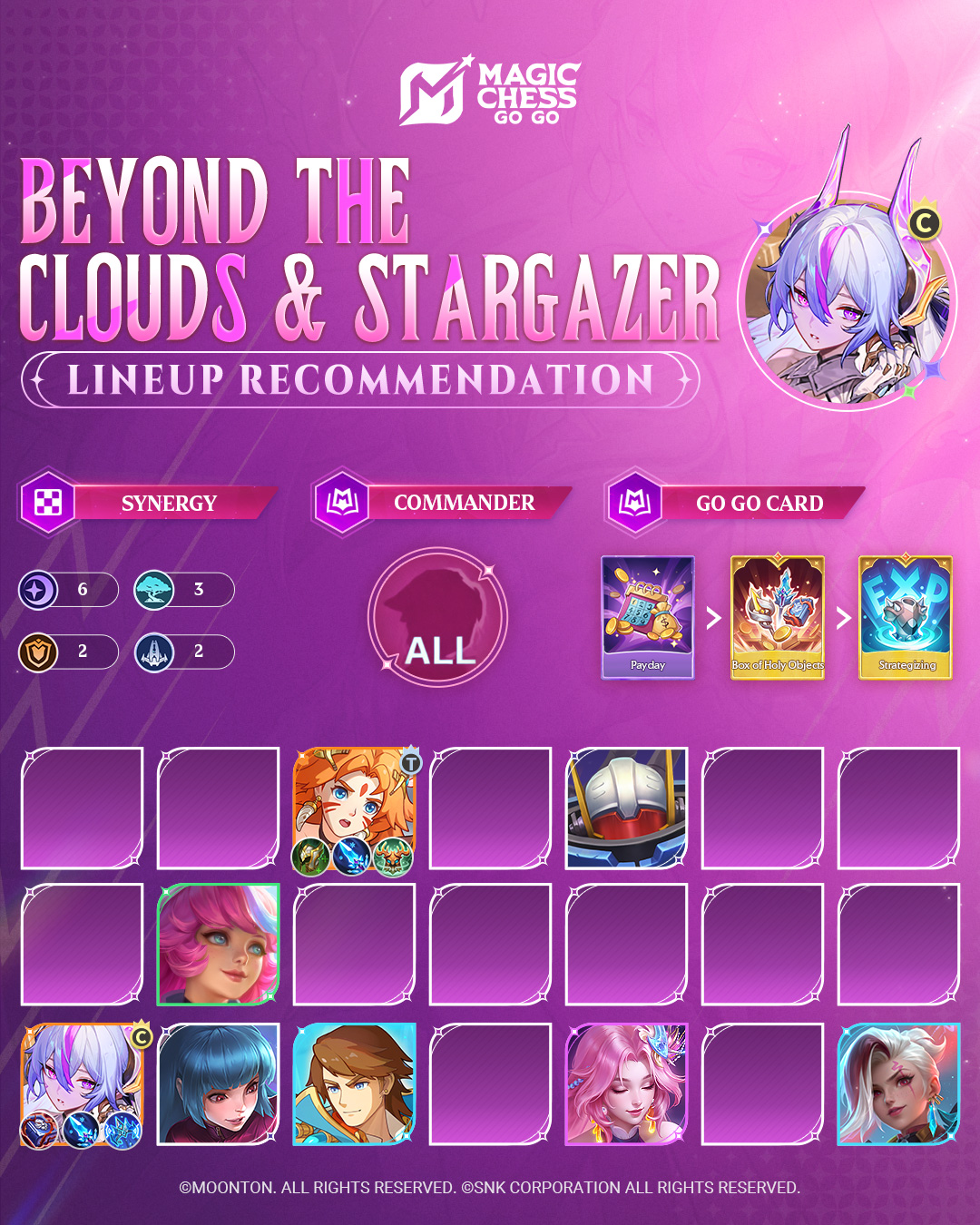 Magic - Lineup Name: Beyond the Clouds & Stargazer Code: V2AF978D6 ...