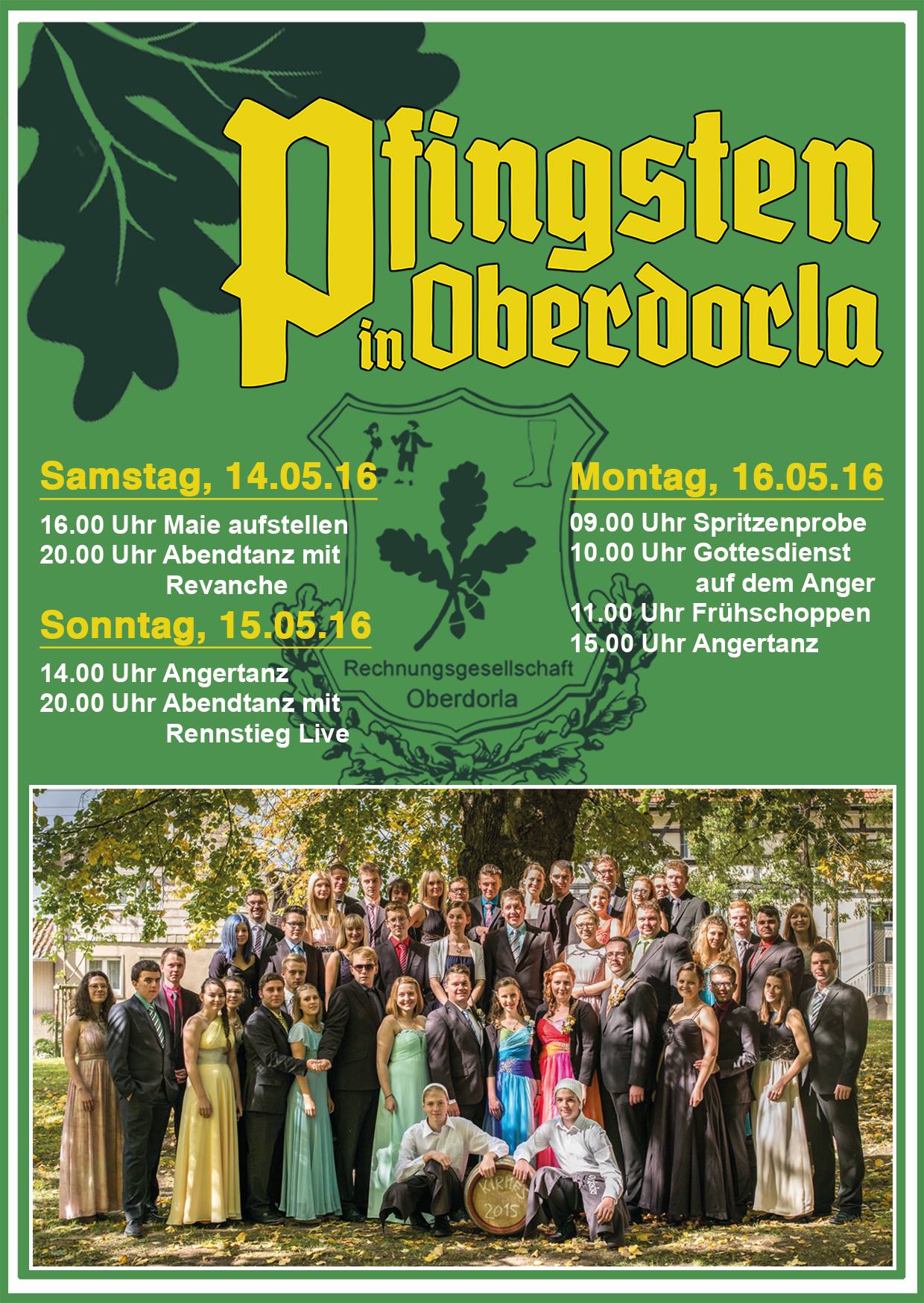 Pfingsten 2016 In Oberdorla Hier Ist Rechnungsgesellschaft