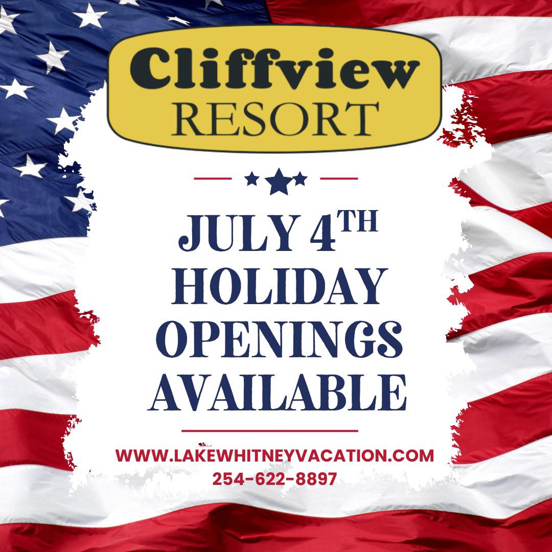 Cliffview Resort on Lake Whitney | Clifton TX