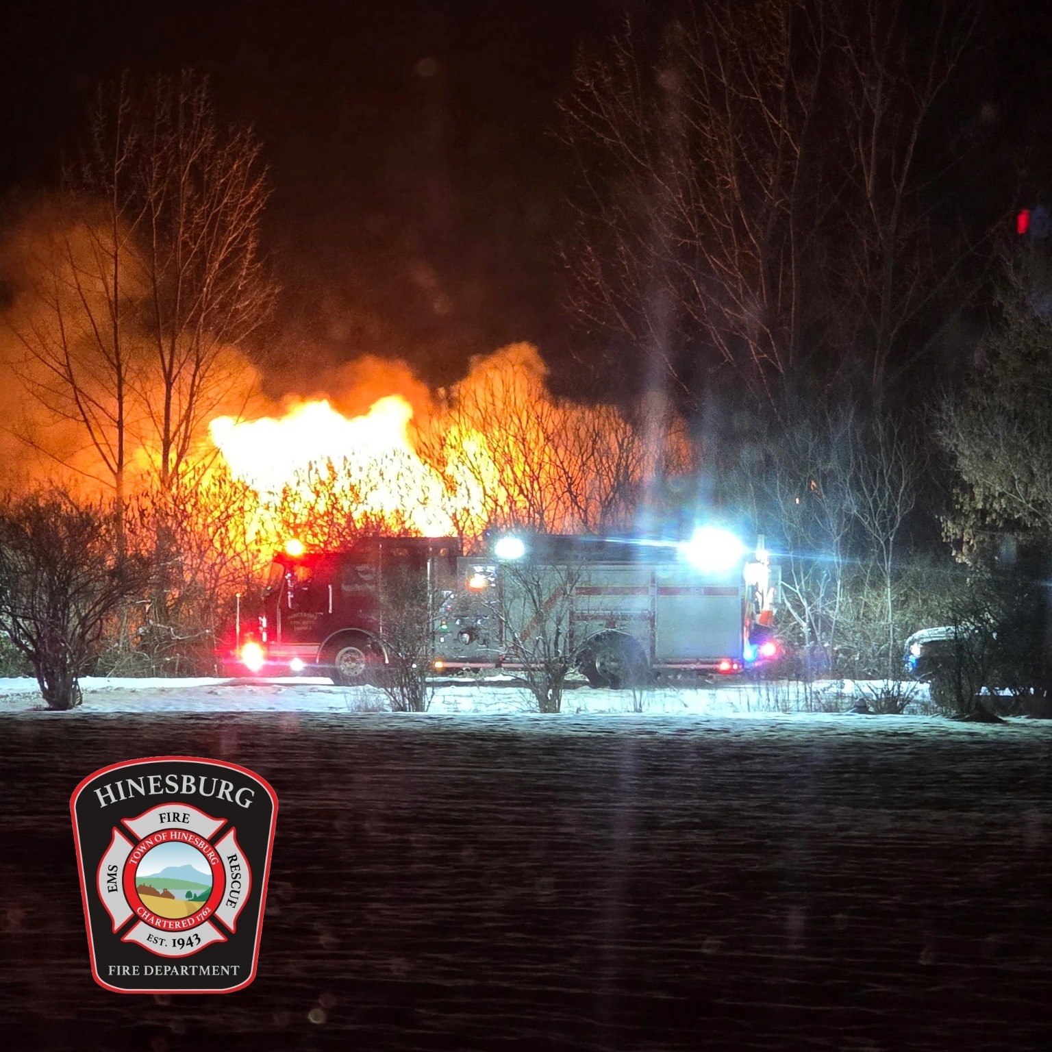 Last night, shortly after 7:00... - Hinesburg Fire Department | Facebook