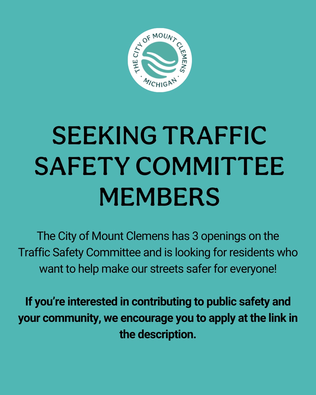 Now Seeking Traffic... - City of Mount Clemens - Government | Facebook