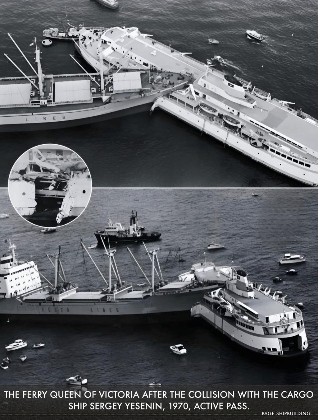 BC Ferries' Queen of Victoria was sailing from Tsawwassen to