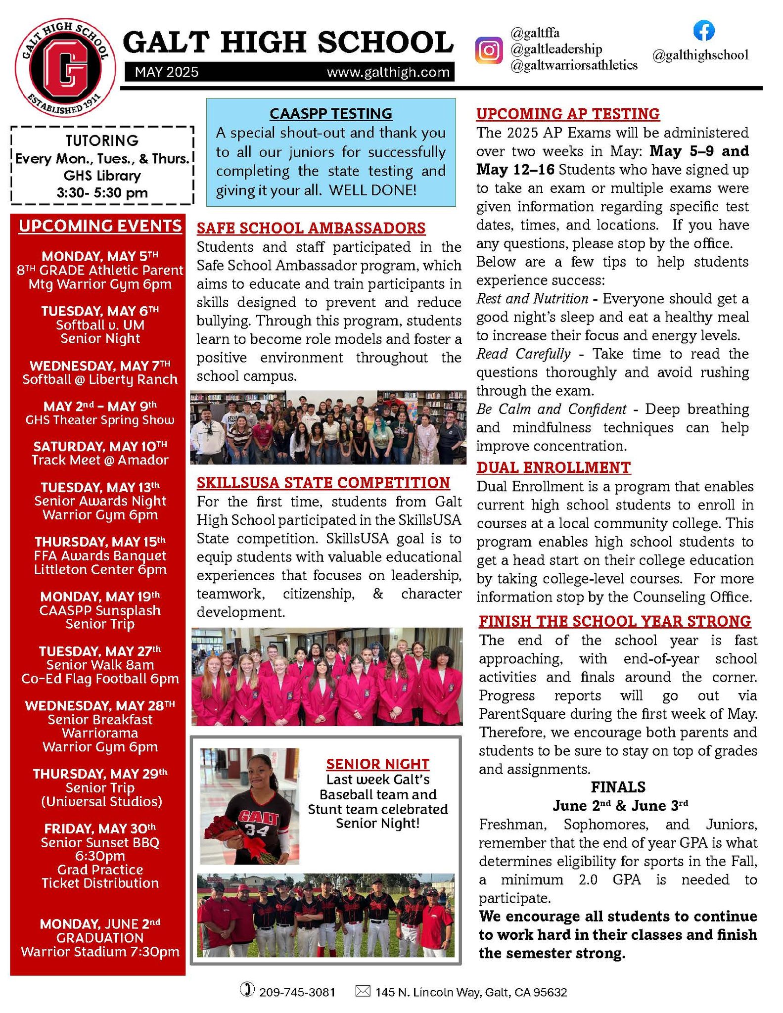 Galt Joint Union High School District | Galt CA