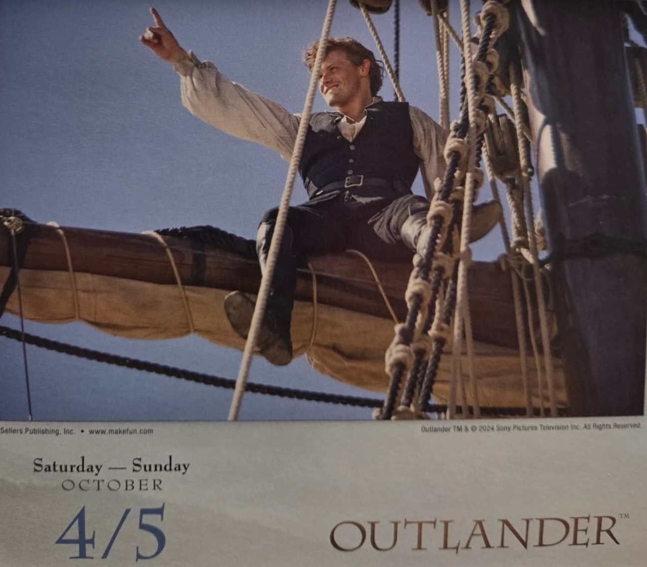 Outlanders - A look at the calendar motif for October 4 & 5, 2025 🍀 ...