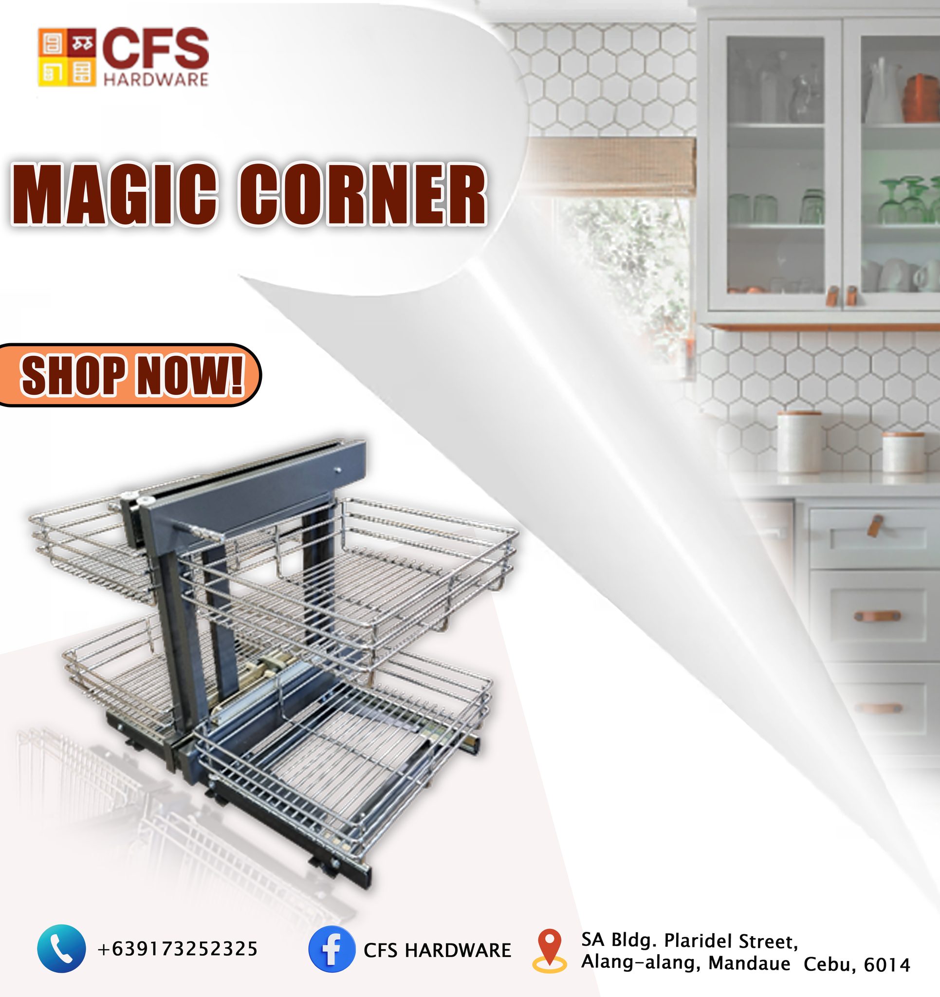 CFS - Maximize every inch of your kitchen space with our Magic Corner ...