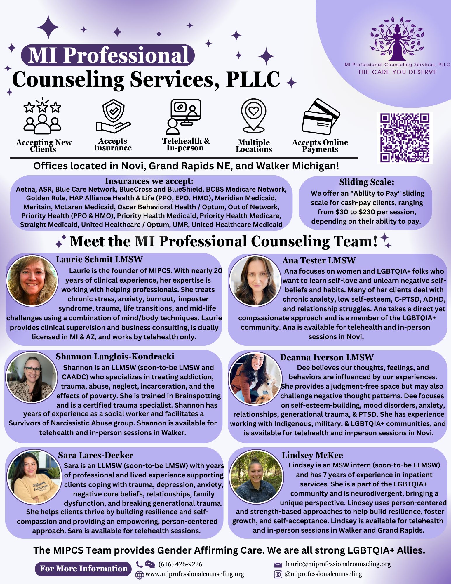 MI Professional Counseling Services PLLC | Grand Rapids MI
