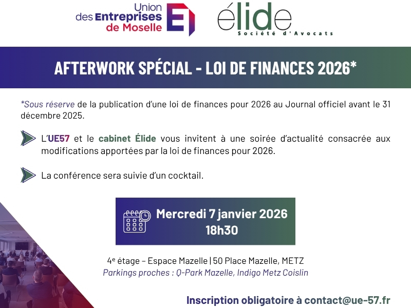 Union - [𝐀𝐅𝐓𝐄𝐑𝐖𝐎𝐑𝐊 𝐔𝐄𝟓𝟕] 𝐋𝐨𝐢 𝐝𝐞 𝐅𝐢𝐧𝐚𝐧𝐜𝐞𝐬 𝟐𝟎𝟐𝟔 L’UE57, en partenariat ...