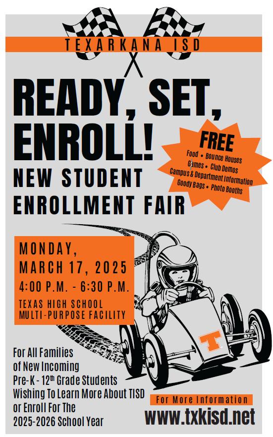 Picture of Ready, Set, ENROLL! Texarkana ISD Enrollment Fair