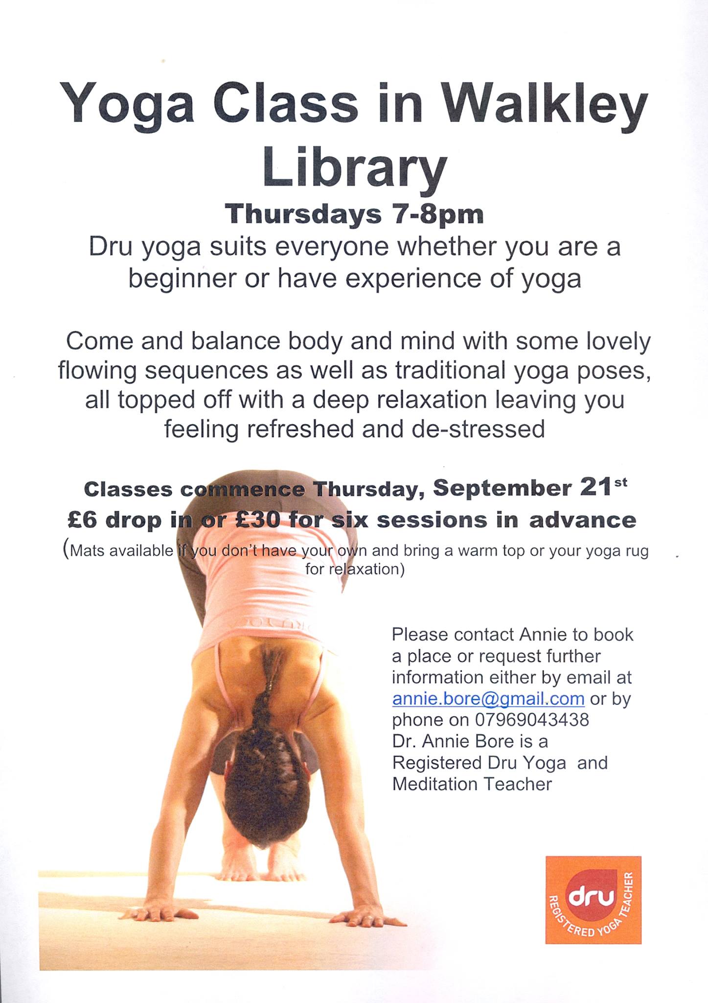 Dr Annie Bore is a registered Dru... - Save Walkley Library | Facebook